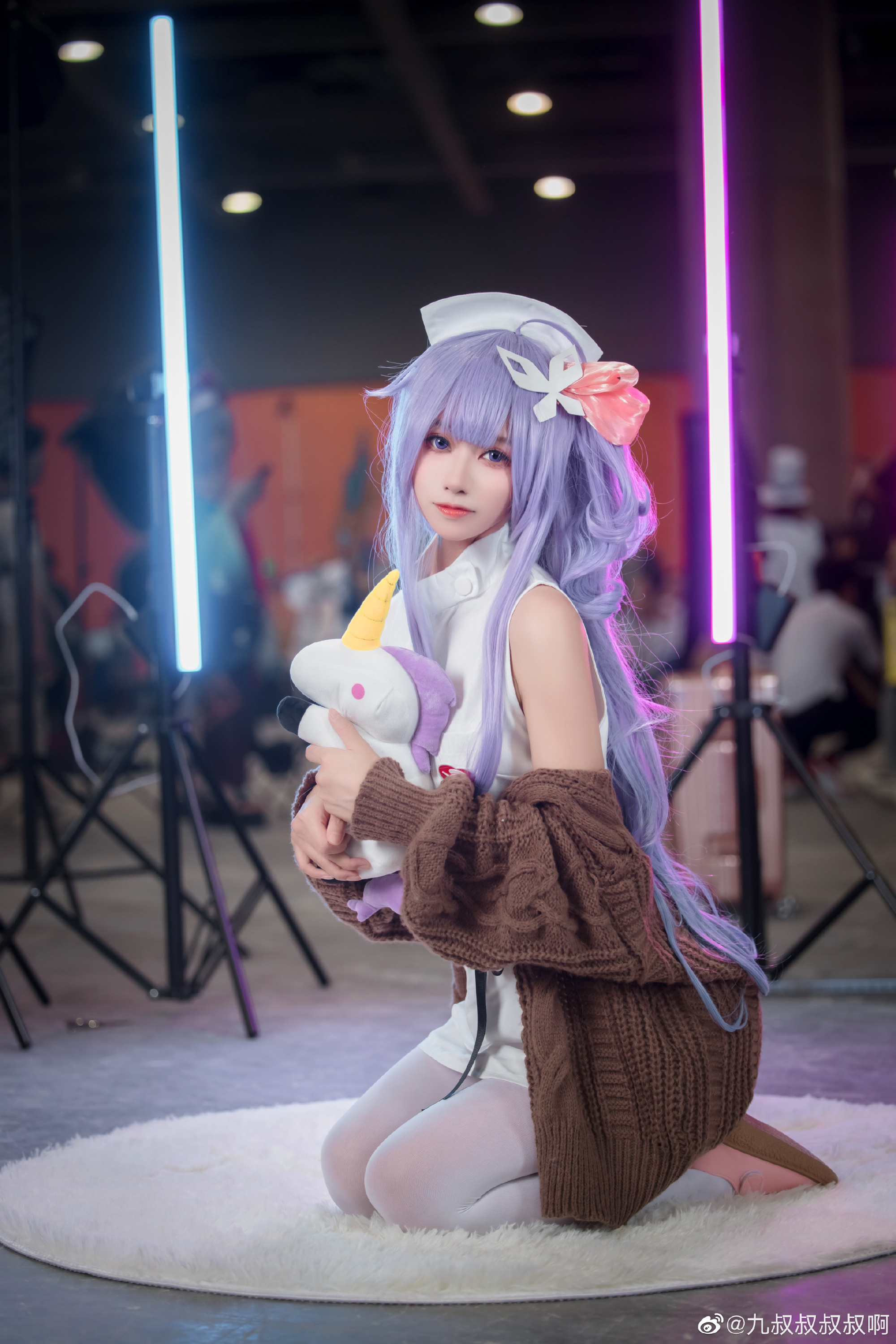 碧蓝航线 独角兽  ... 现在是负责护理的护士哦@九叔叔叔叔啊 COSPLAY-第5张