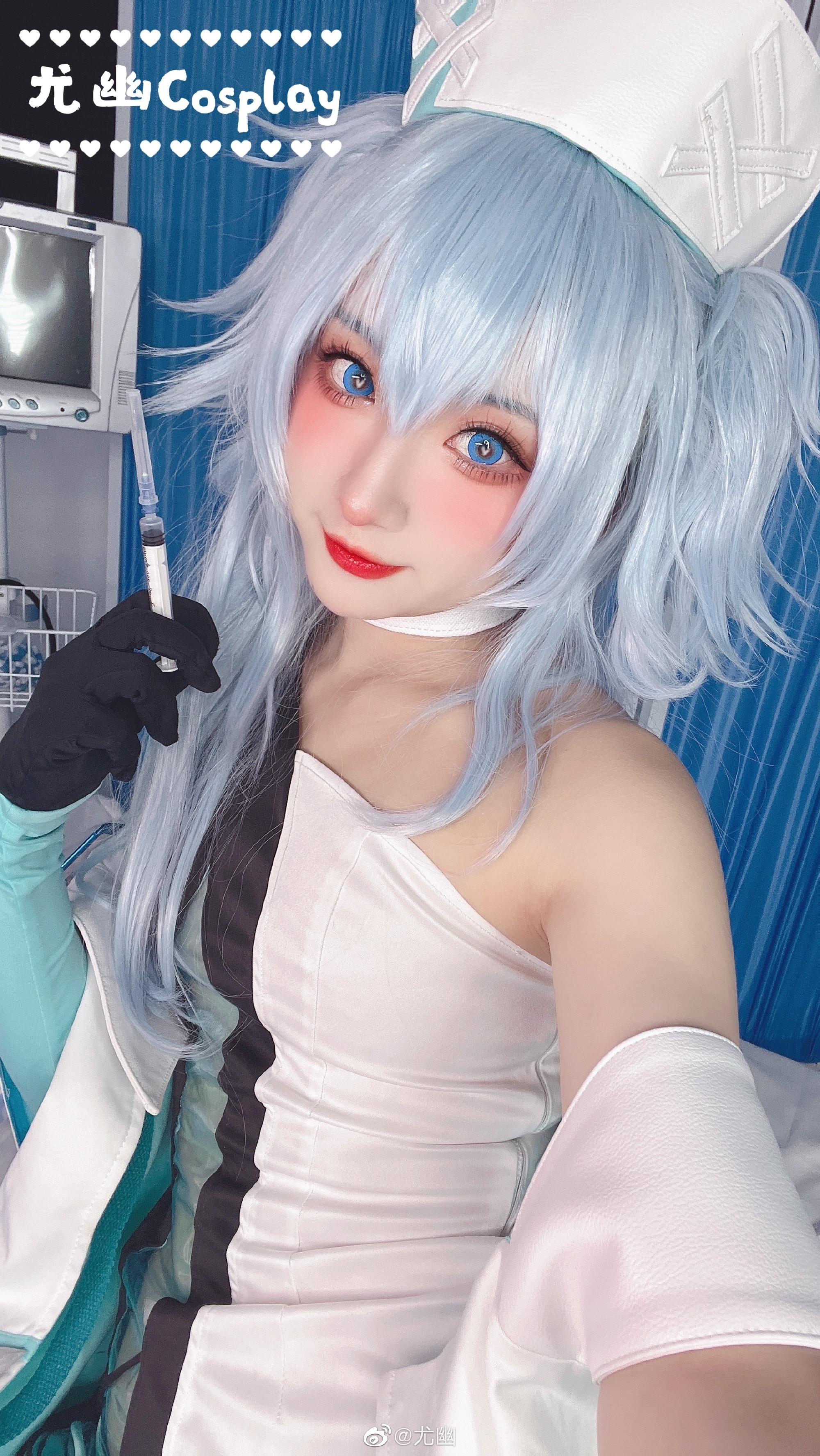 【COS】晚上好～！已经是夜深人静的时刻了呢 少女前线：云图计划  芙洛伦@尤幽 COSPLAY-第1张