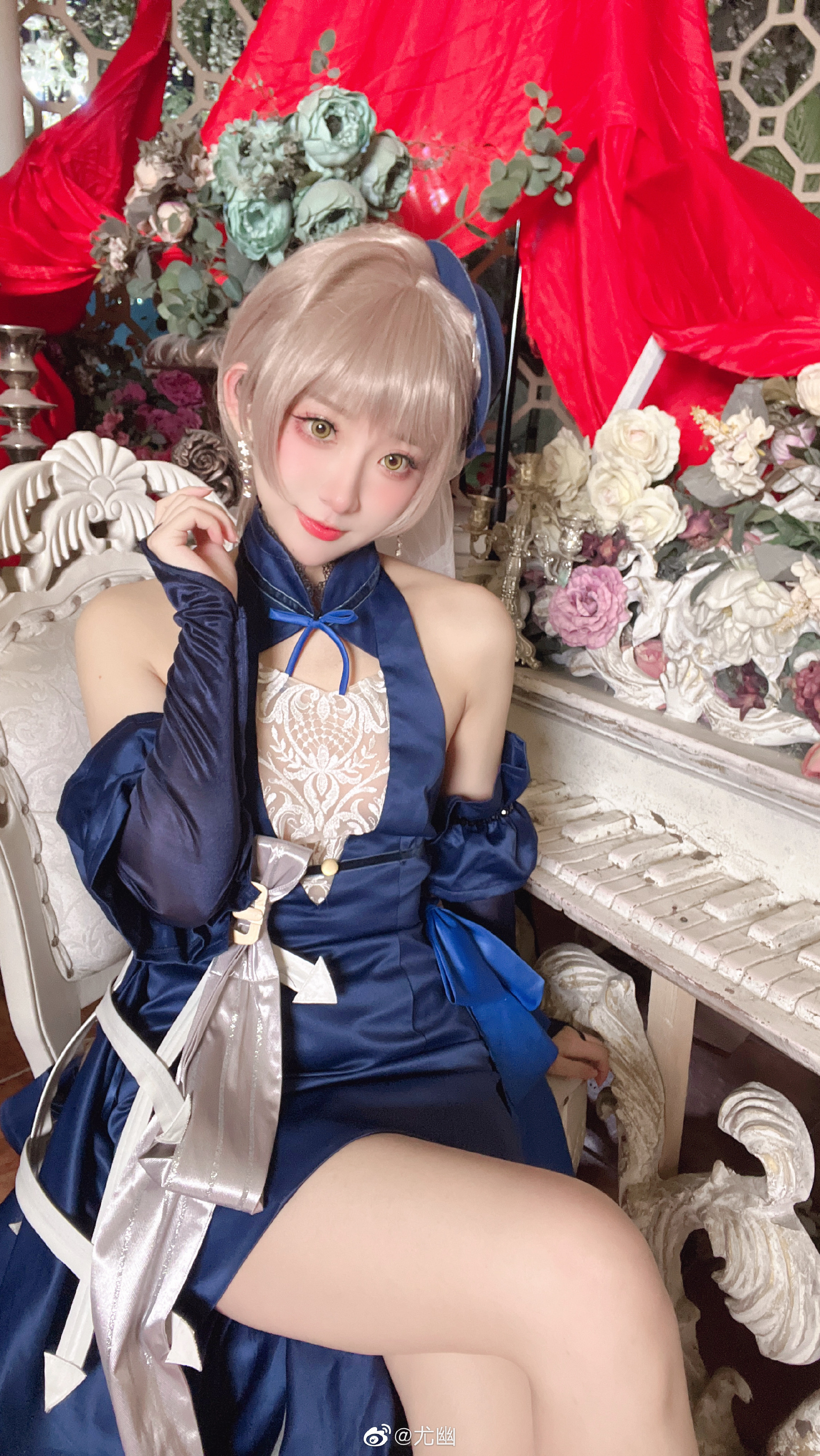 【COS】MBCC-S-193 艾瑞尔 无期迷途妙梦泡影@尤幽 COSPLAY-第4张