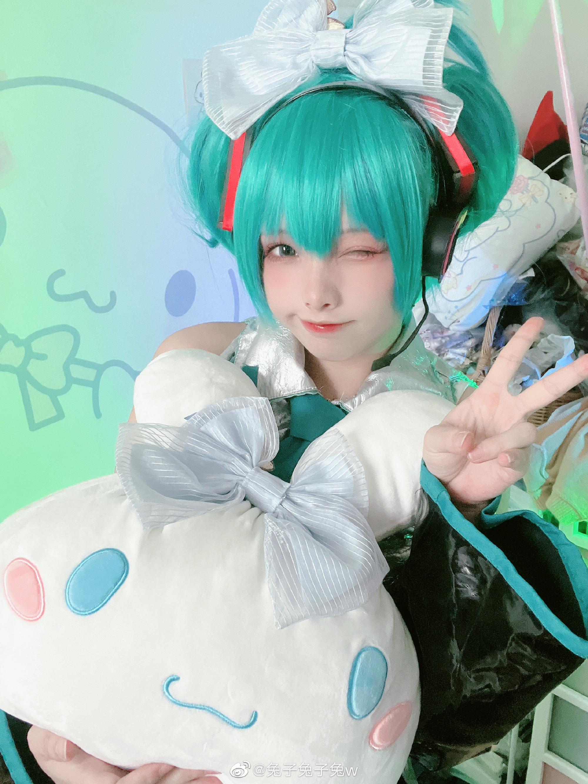 【COS】 我趣！初音未来！ 初音未来 初音玉桂狗@兔子兔子兔w COSPLAY-第5张