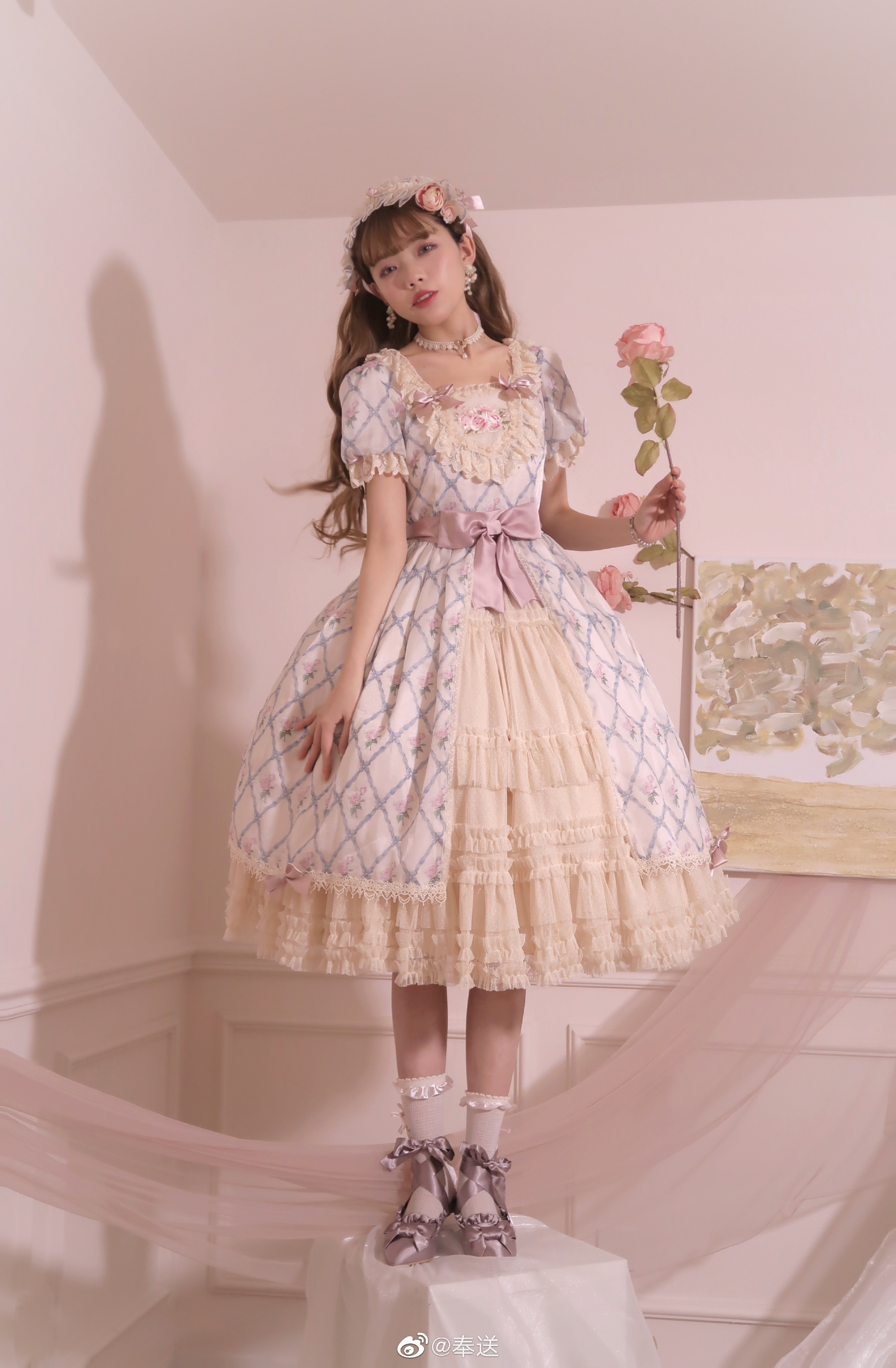 【COS】秘密玫瑰园 开襟套装@奉送 LOLITA-第11张