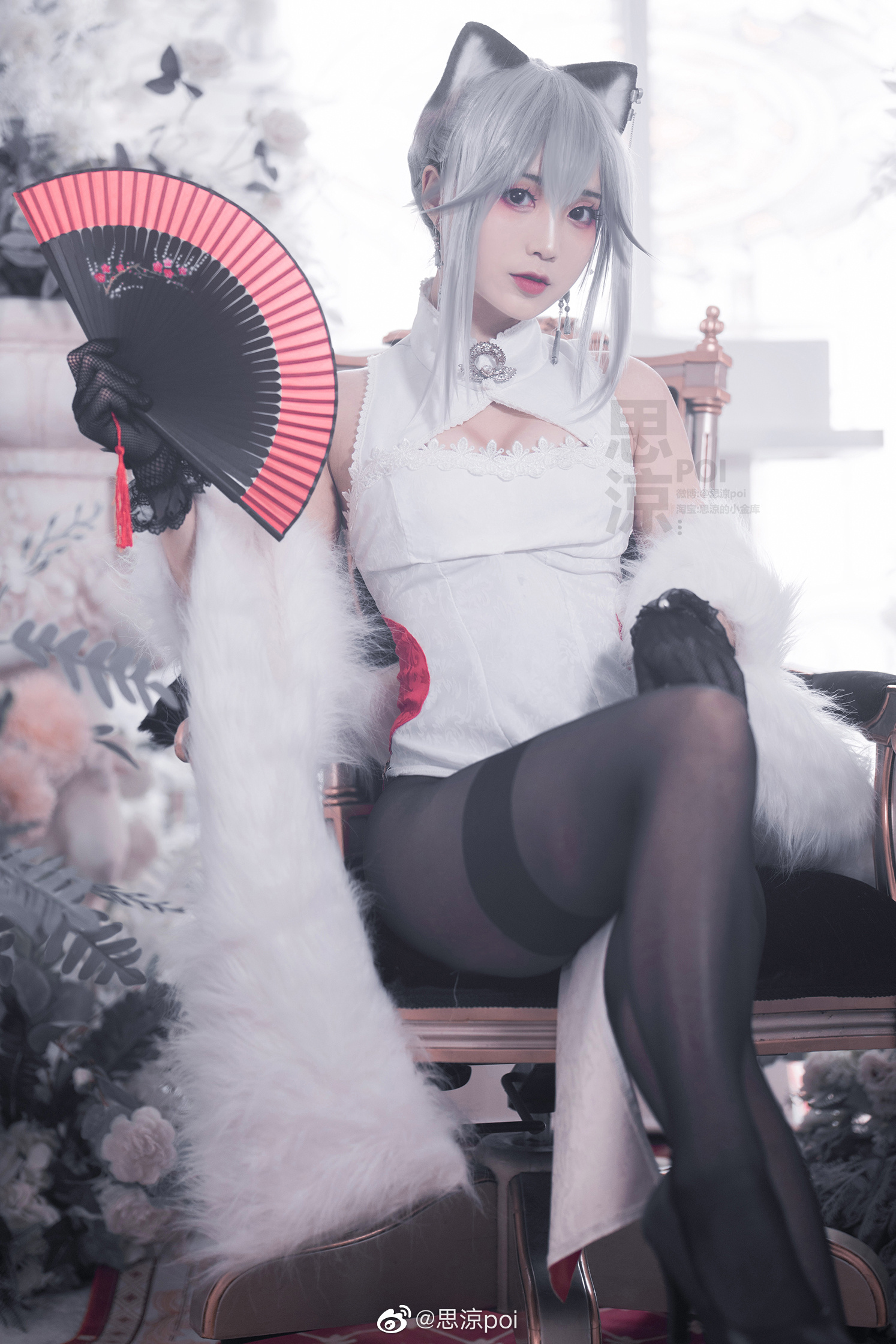 博士 礼服换好了 会脏手的事就交给我来吧 明日方舟@思涼poi COSPLAY-第1张