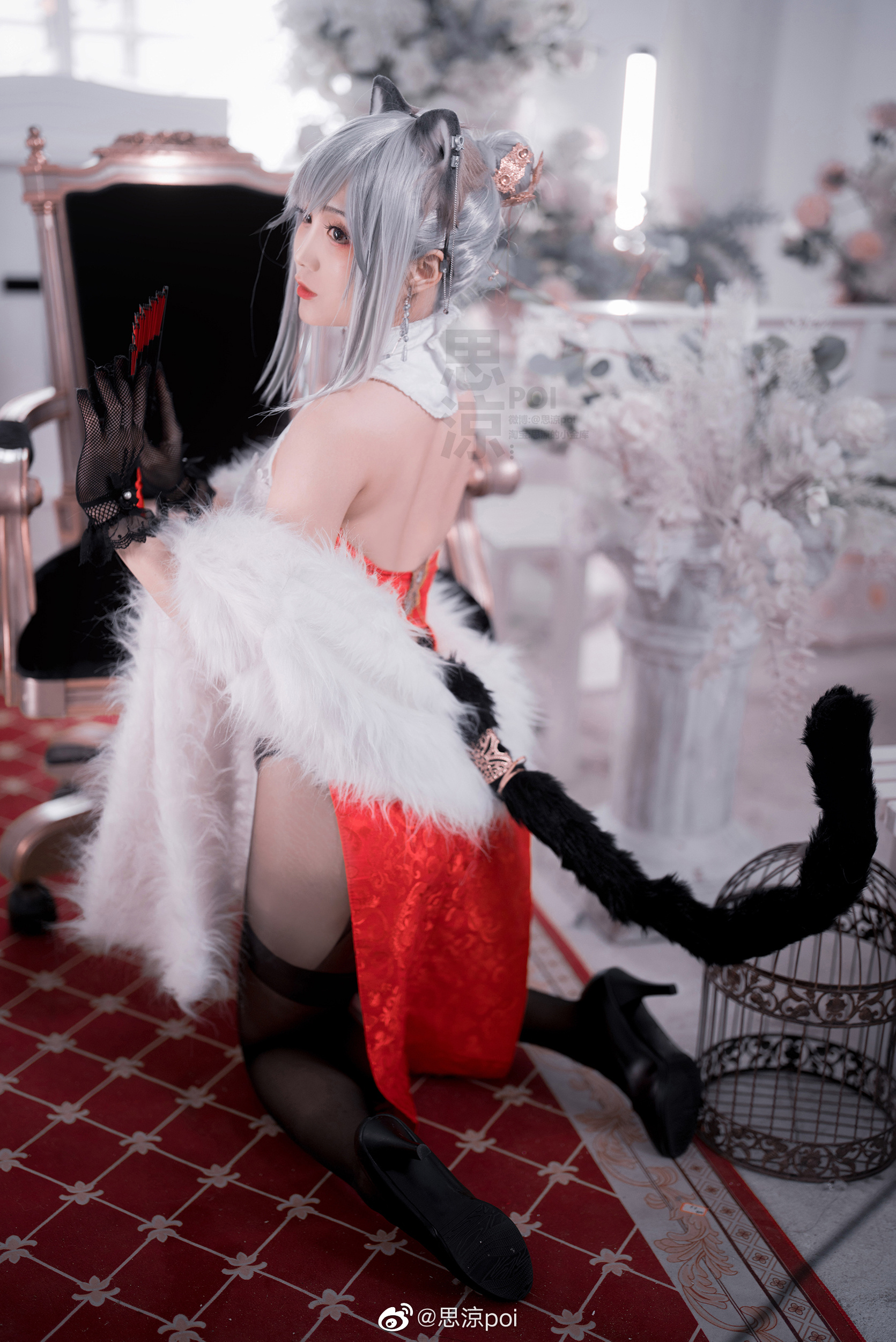 博士 礼服换好了 会脏手的事就交给我来吧 明日方舟@思涼poi COSPLAY-第11张