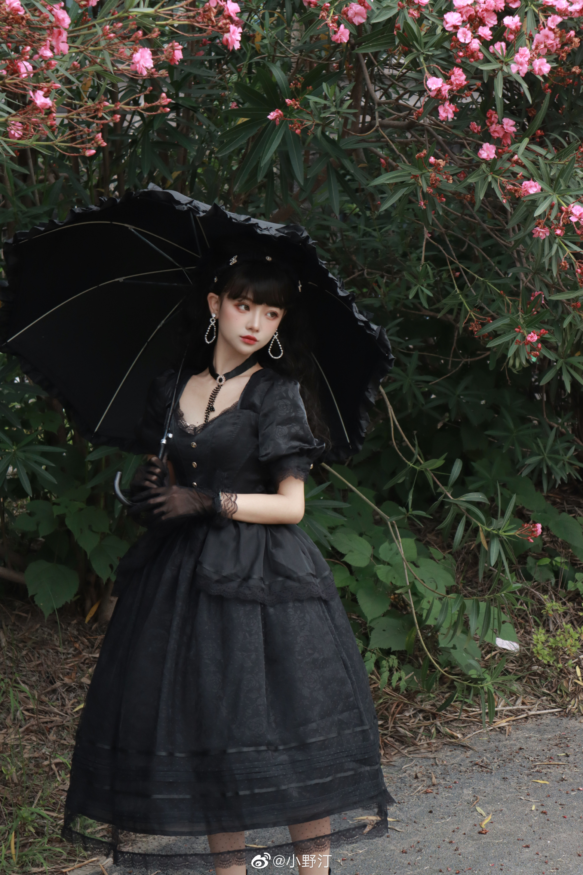 图片[4]-lolita装扮 玫瑰与山茶，温柔与浪漫@小野汀-米哈社