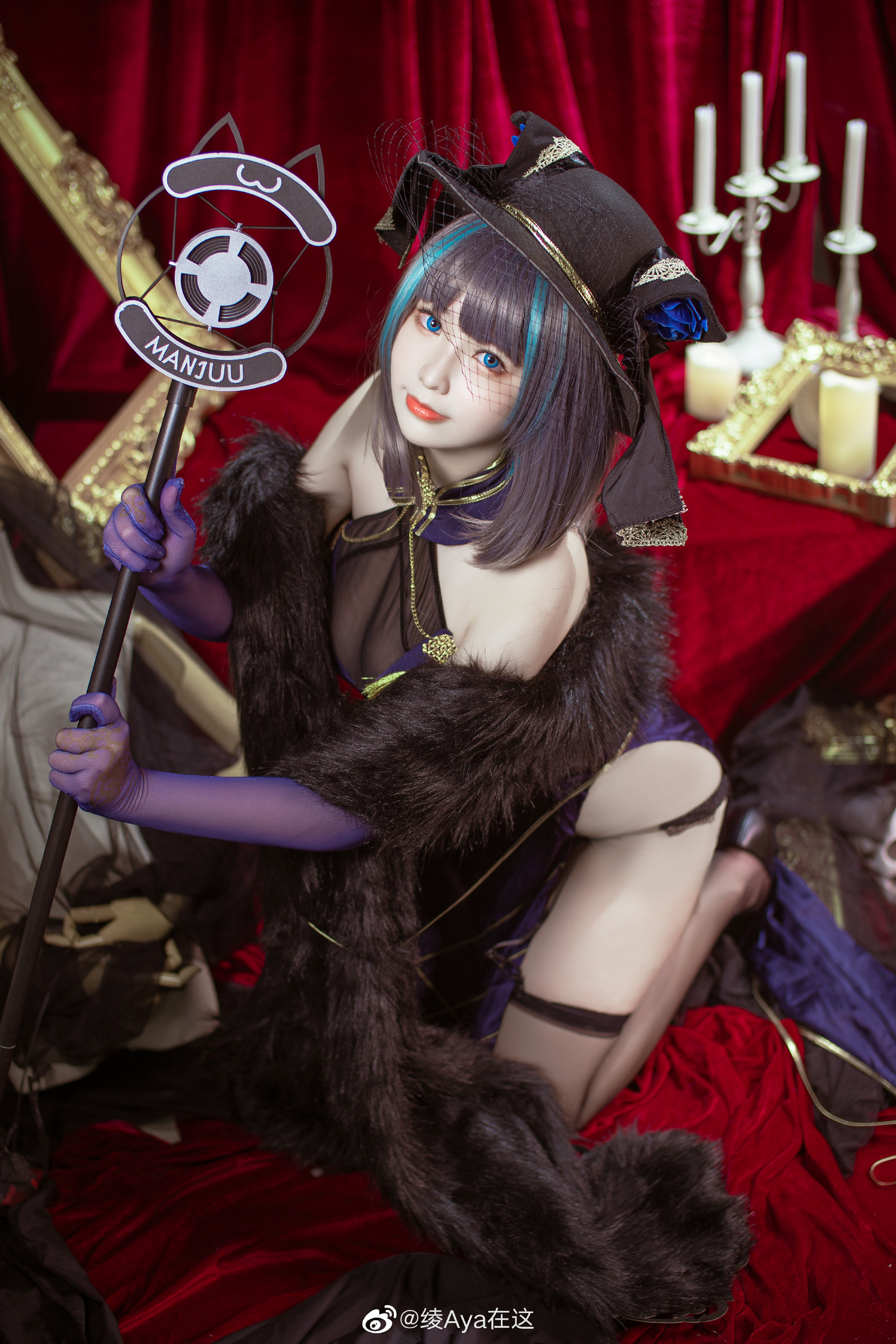 【COS】和亲爱的在一起真开心～? 碧蓝航线 柴郡cos@绫Aya在这 COSPLAY-第1张