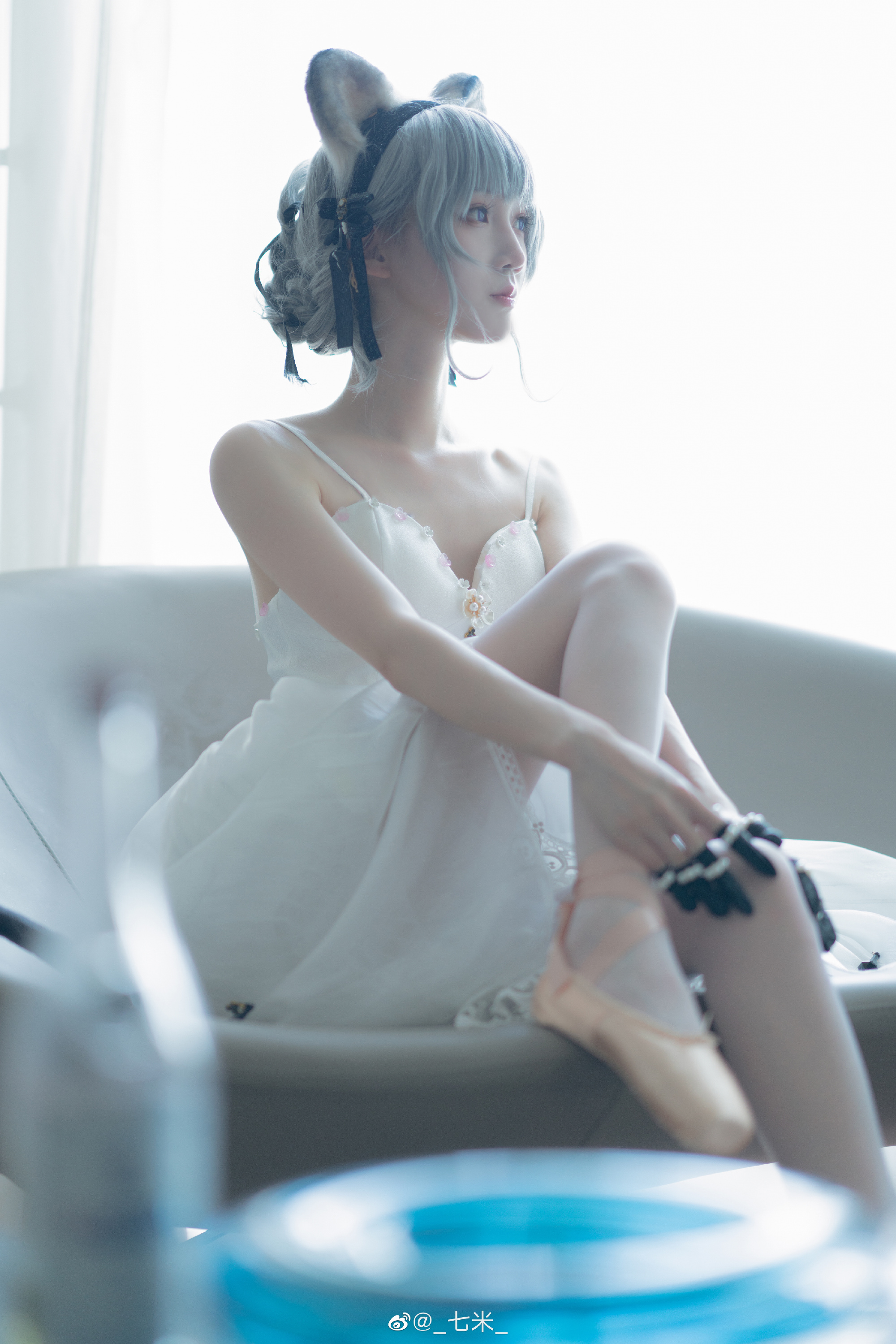 【COS】明日方舟 林雨霞芭蕾@_七米_ COSPLAY-第1张