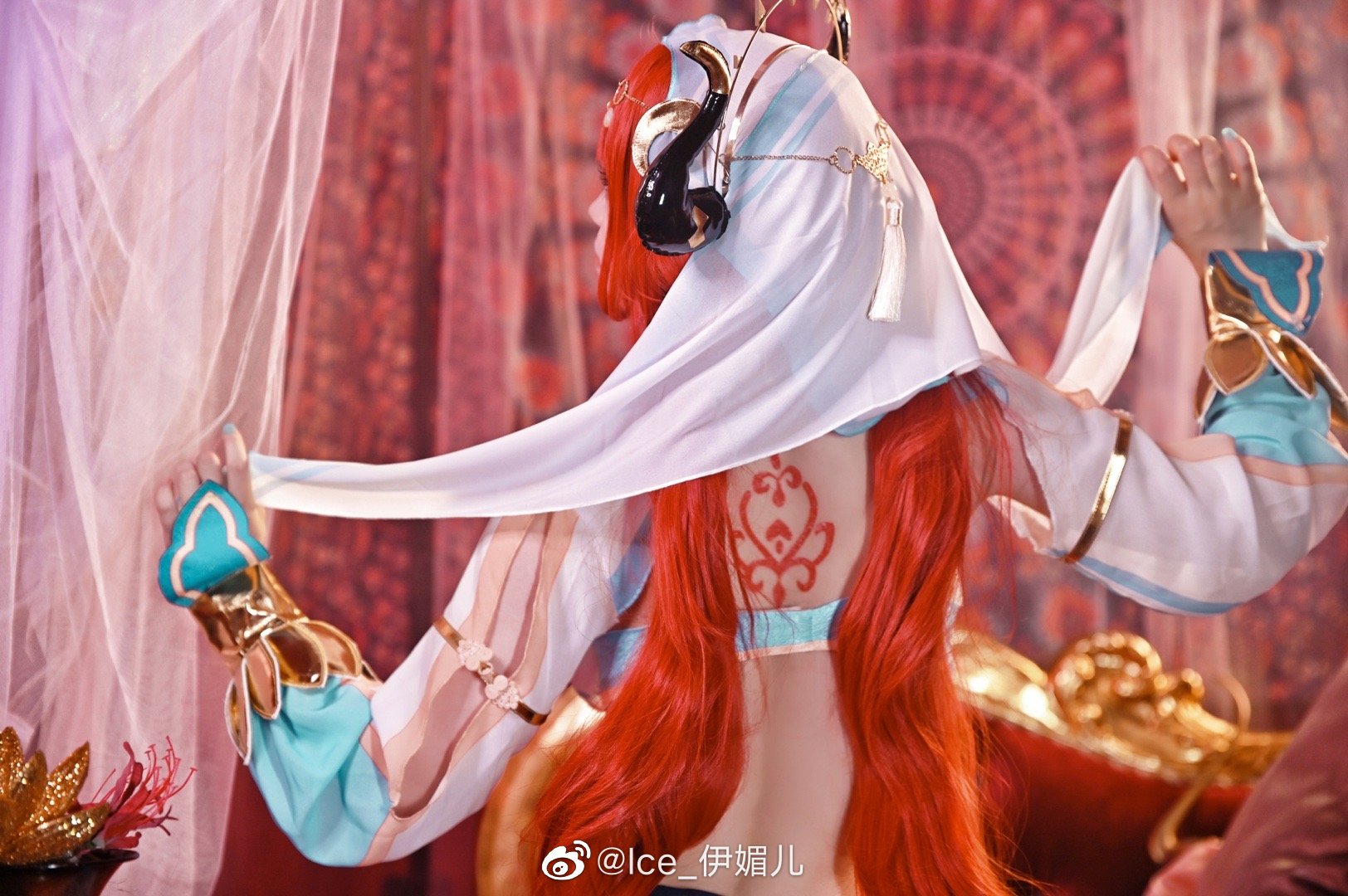 【COS】千朵玫瑰带来的黎明 原神 妮露要跳「花神之舞」@Ice_伊媚儿 COSPLAY-第11张