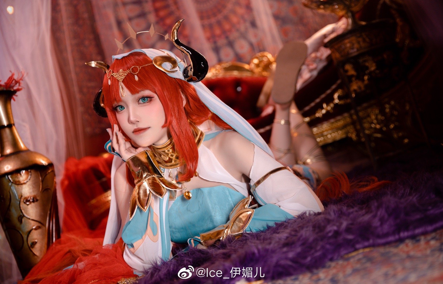 【COS】千朵玫瑰带来的黎明 原神 妮露要跳「花神之舞」@Ice_伊媚儿 COSPLAY-第15张