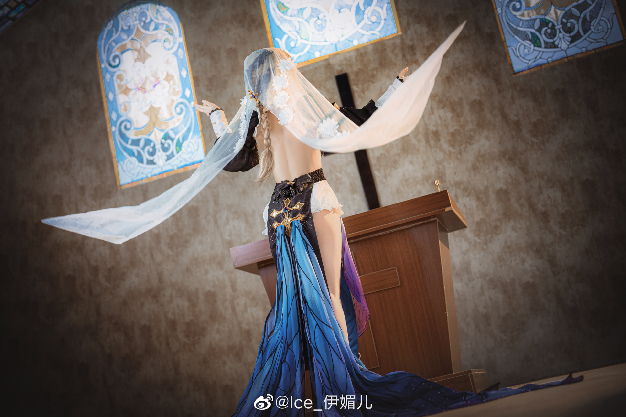 【COS】任何思绪，我都一清二楚哦 崩坏3 阿波尼亚@Ice_伊媚儿 COSPLAY-第2张