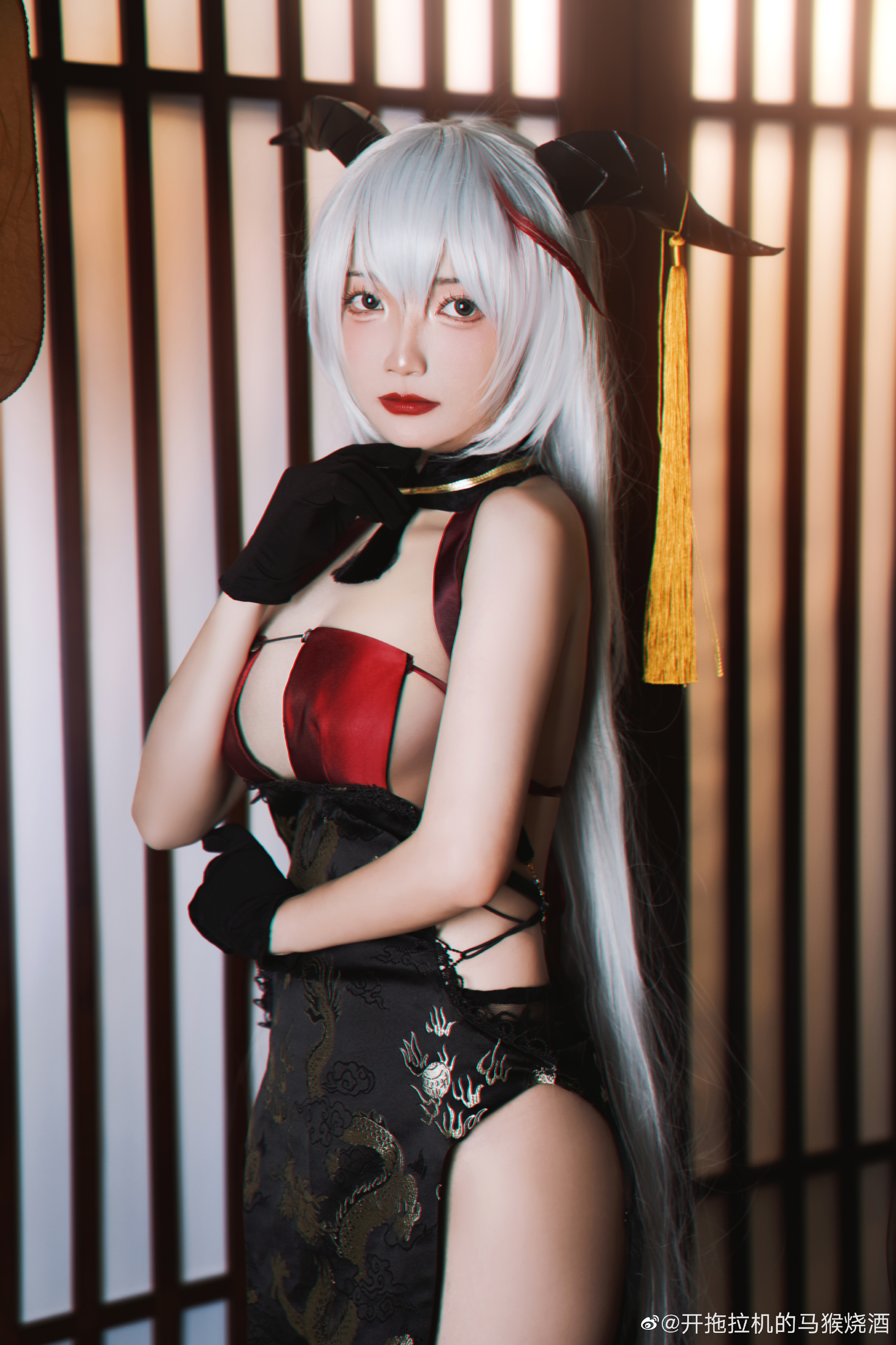 碧蓝航线 埃吉尔新春旗袍@开拖拉机的马猴烧酒 COSPLAY-第10张