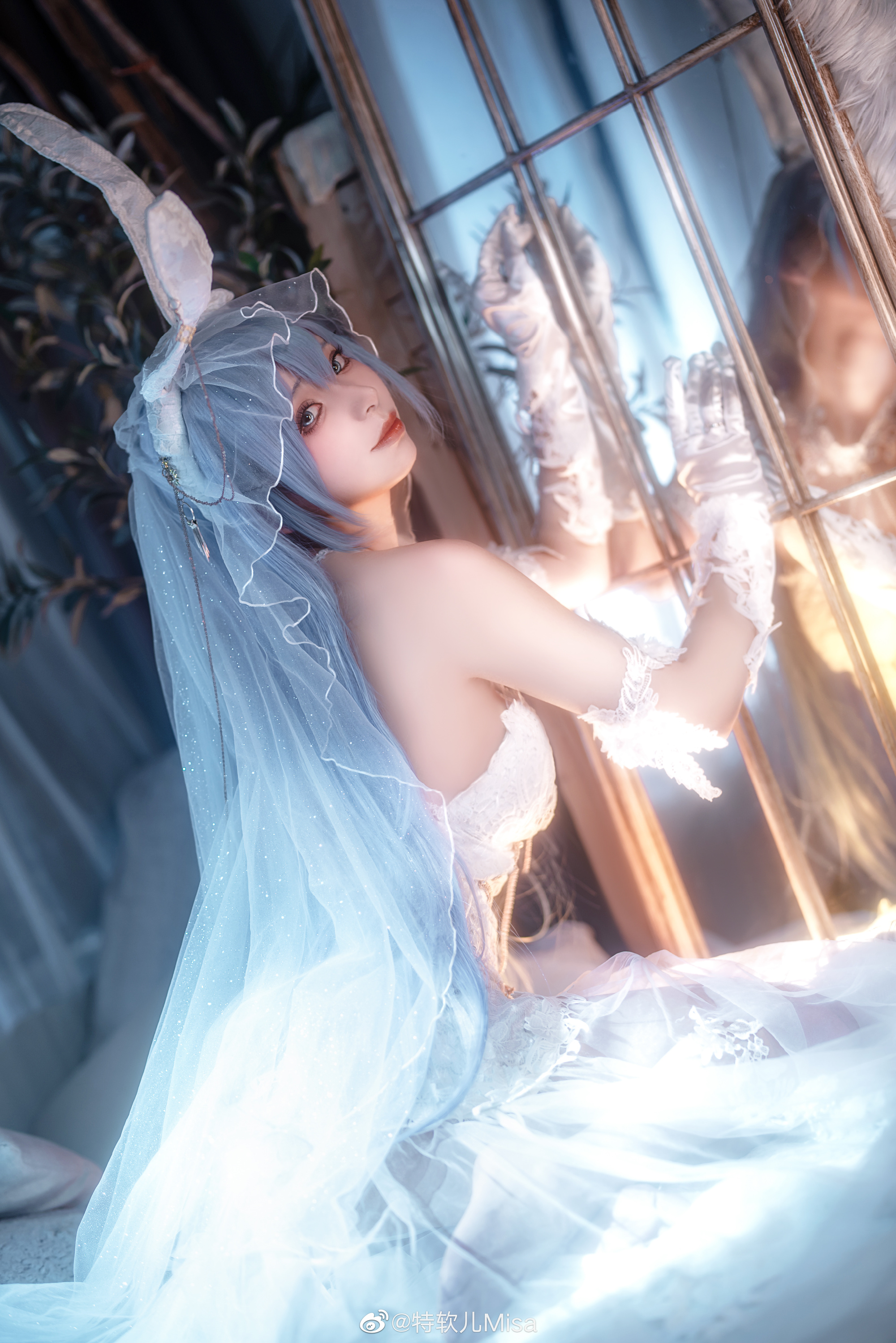 “Honey你应该挺喜欢这种的吧，战斗新娘之类的♪  花园新泽西@特软儿Misa COSPLAY-第5张