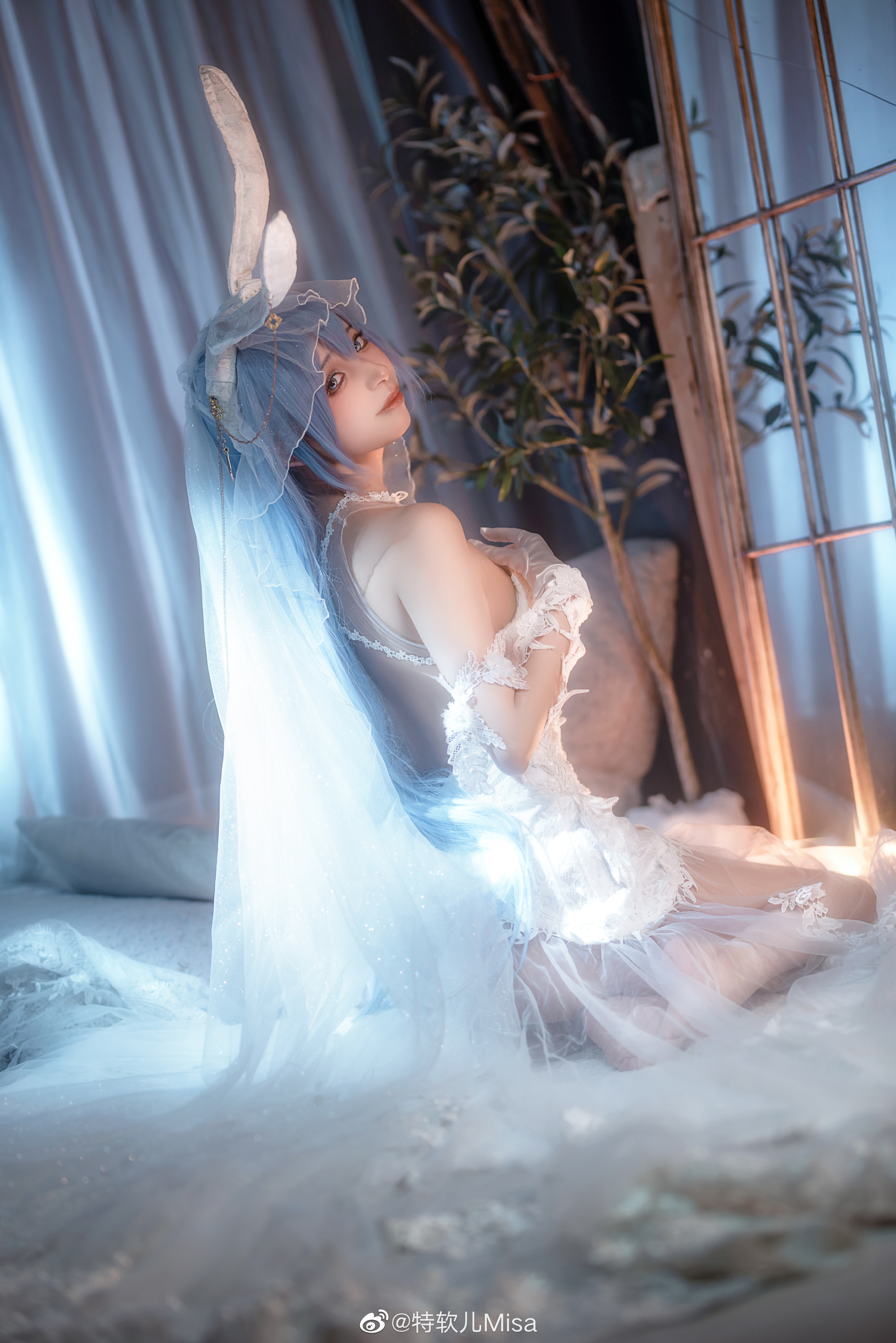 “Honey你应该挺喜欢这种的吧，战斗新娘之类的♪  花园新泽西@特软儿Misa COSPLAY-第7张