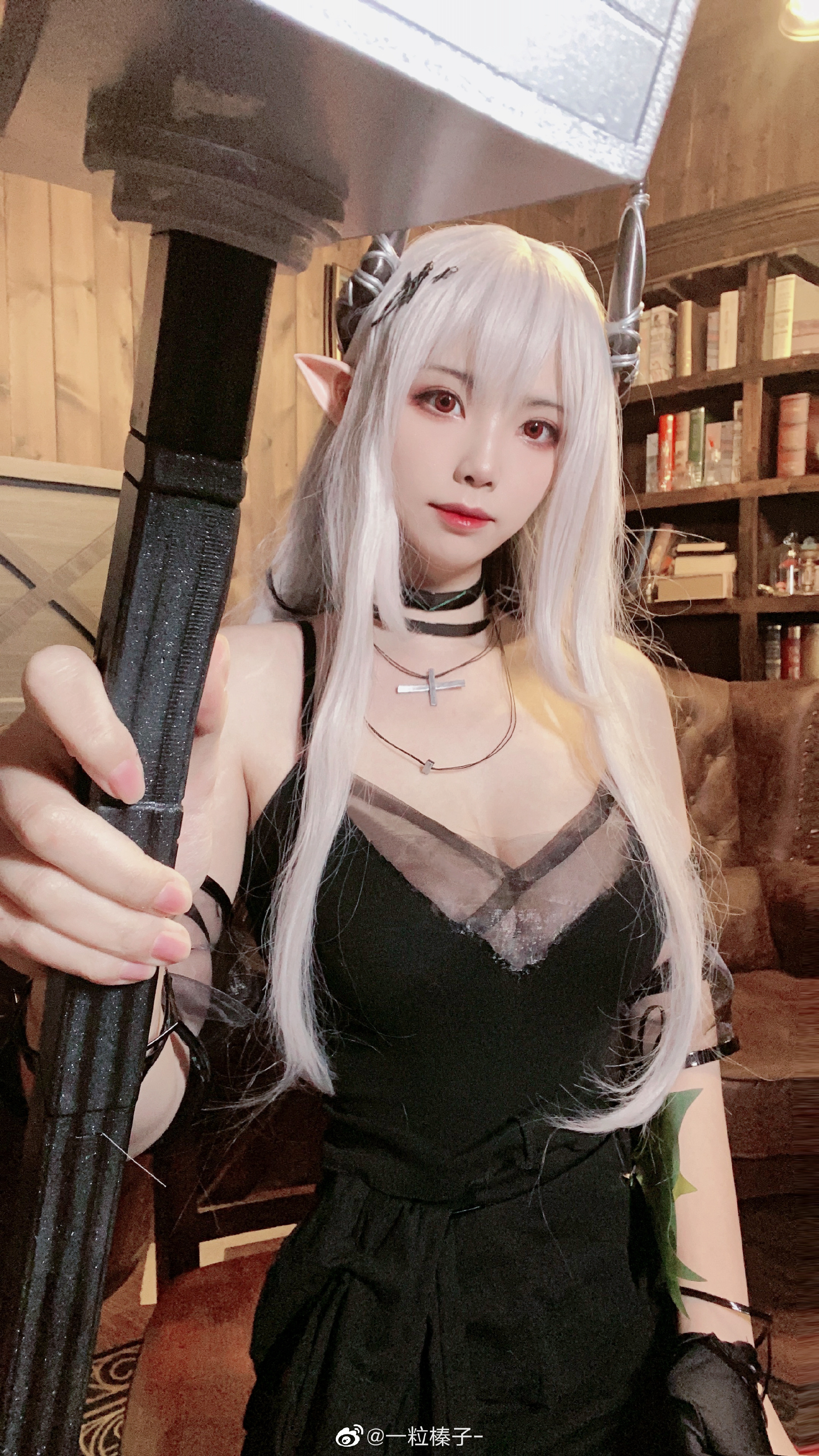 【COS正片】榛氏手工，从入门到入土。 明日方舟 ?黑曜石 - 泥岩?@一粒榛子- COSPLAY-第5张