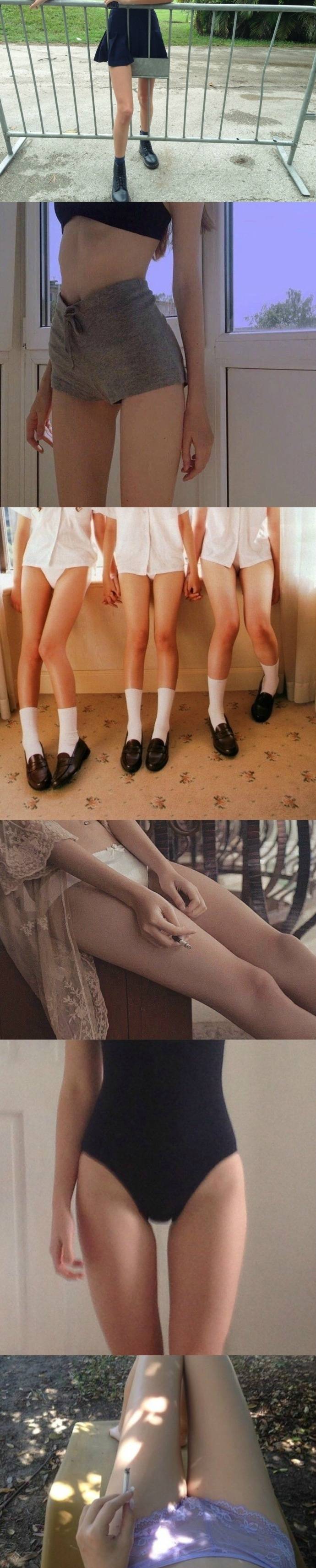 少女的腿：女孩啊 真的很让人着迷的生物~ ​ ​​​​