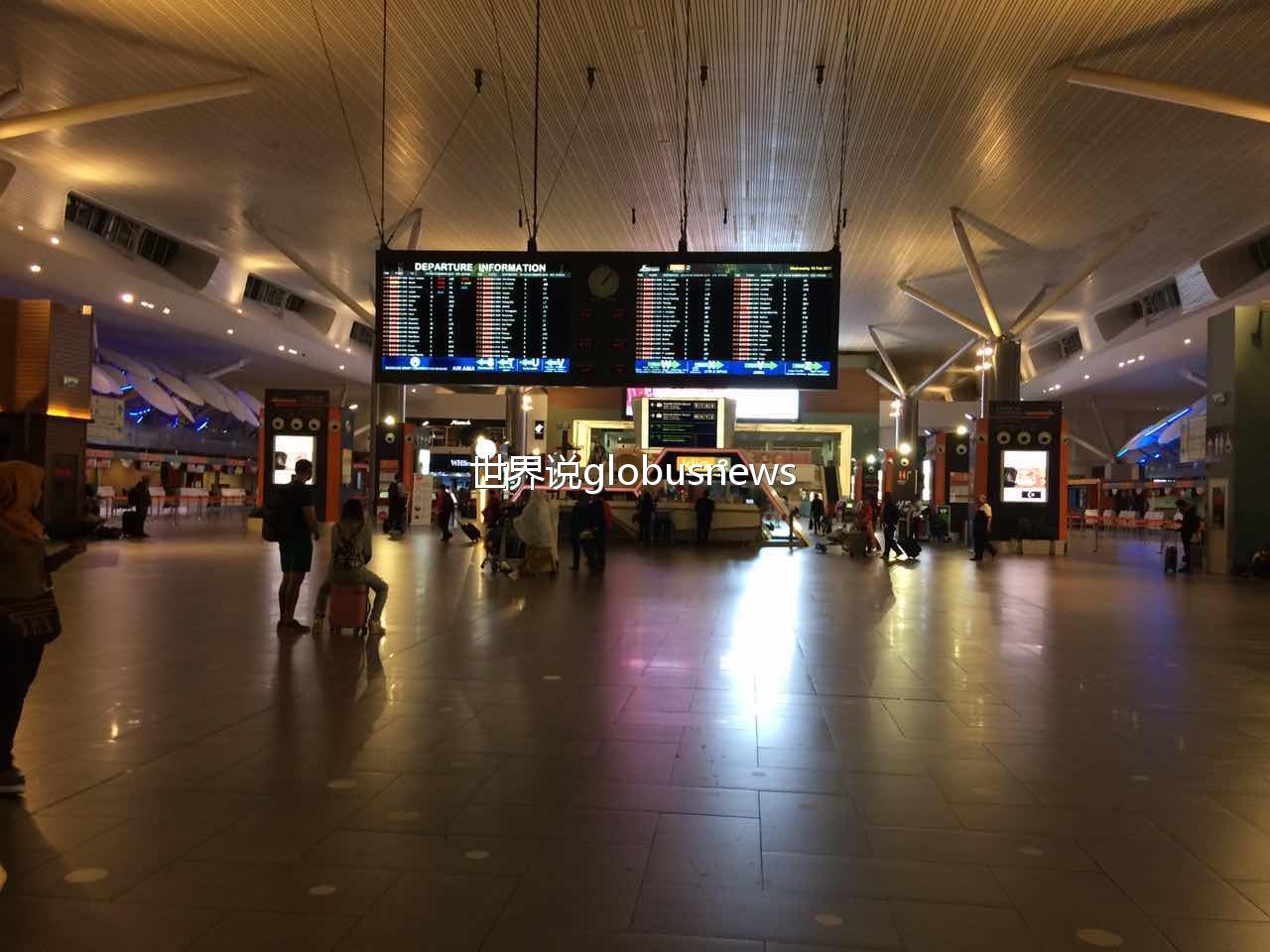 △ 吉隆坡第二国际机场出发大厅（图片来自作者）