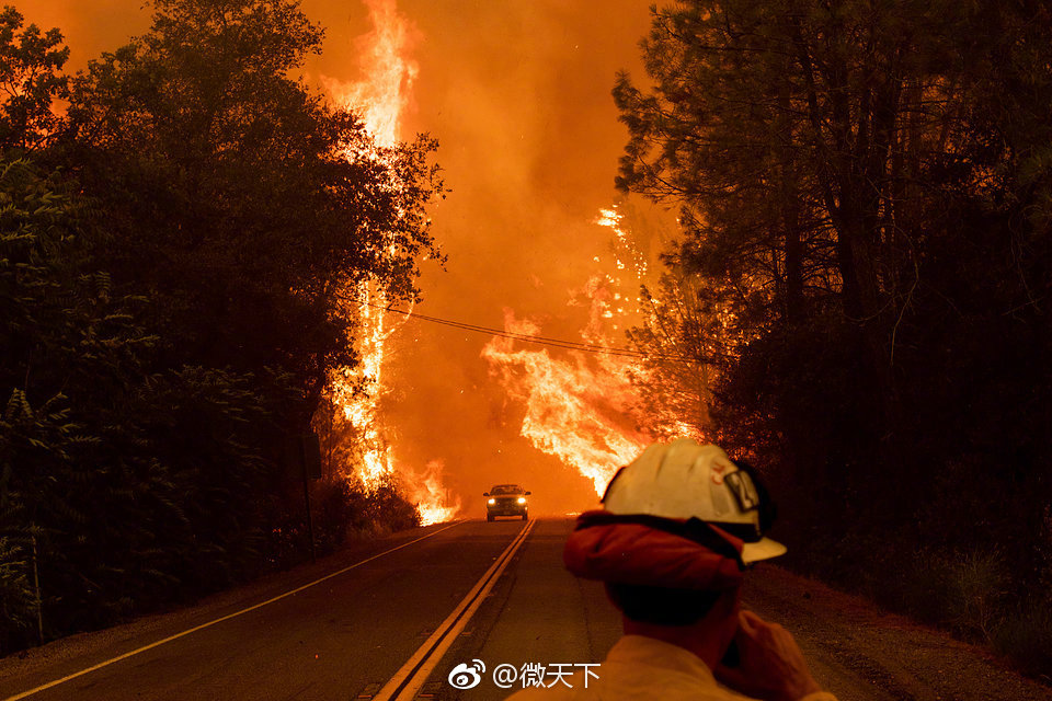 摄影师镜头下的加州北部野火