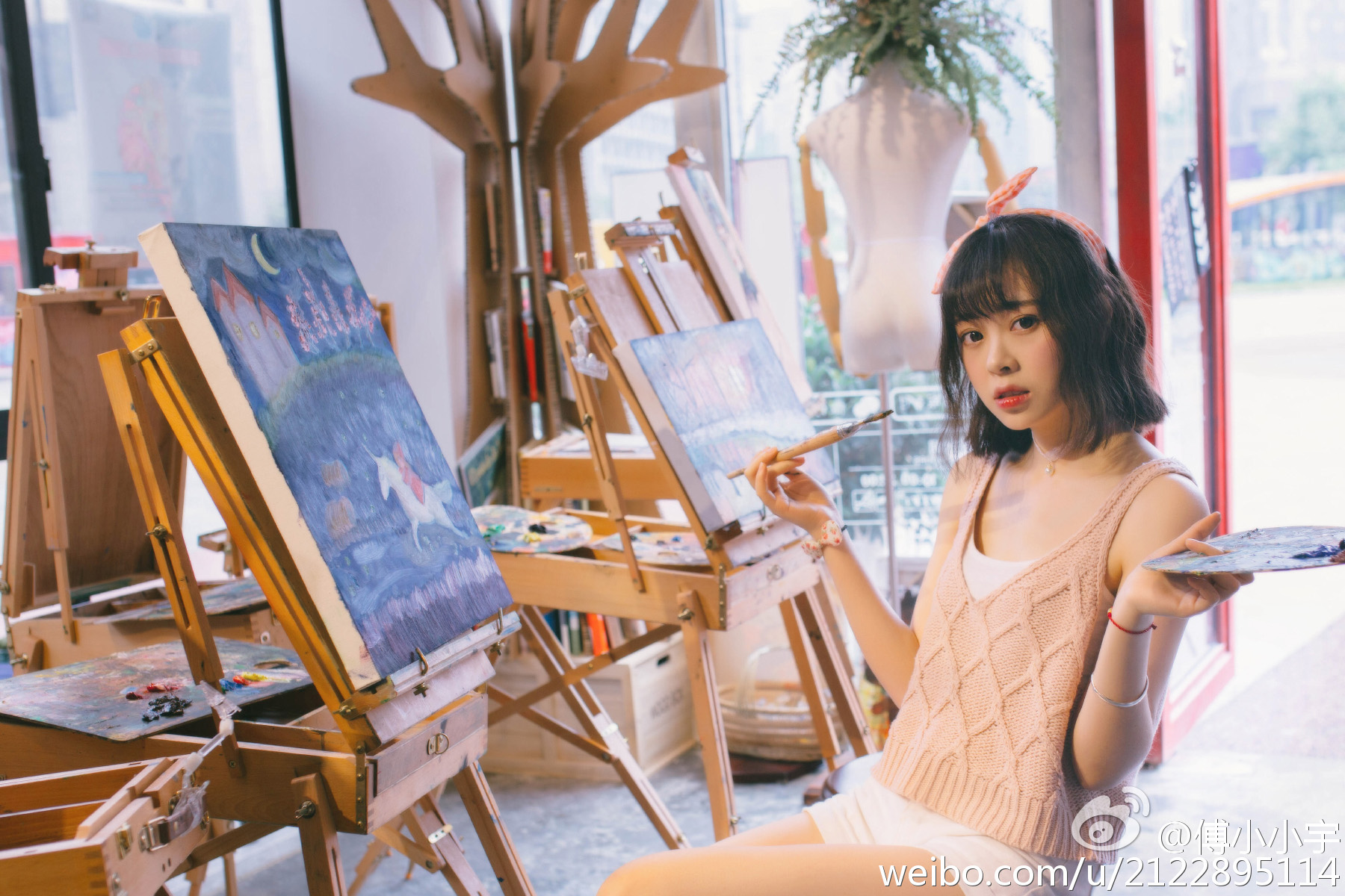 从小就有一个当画家的梦想
