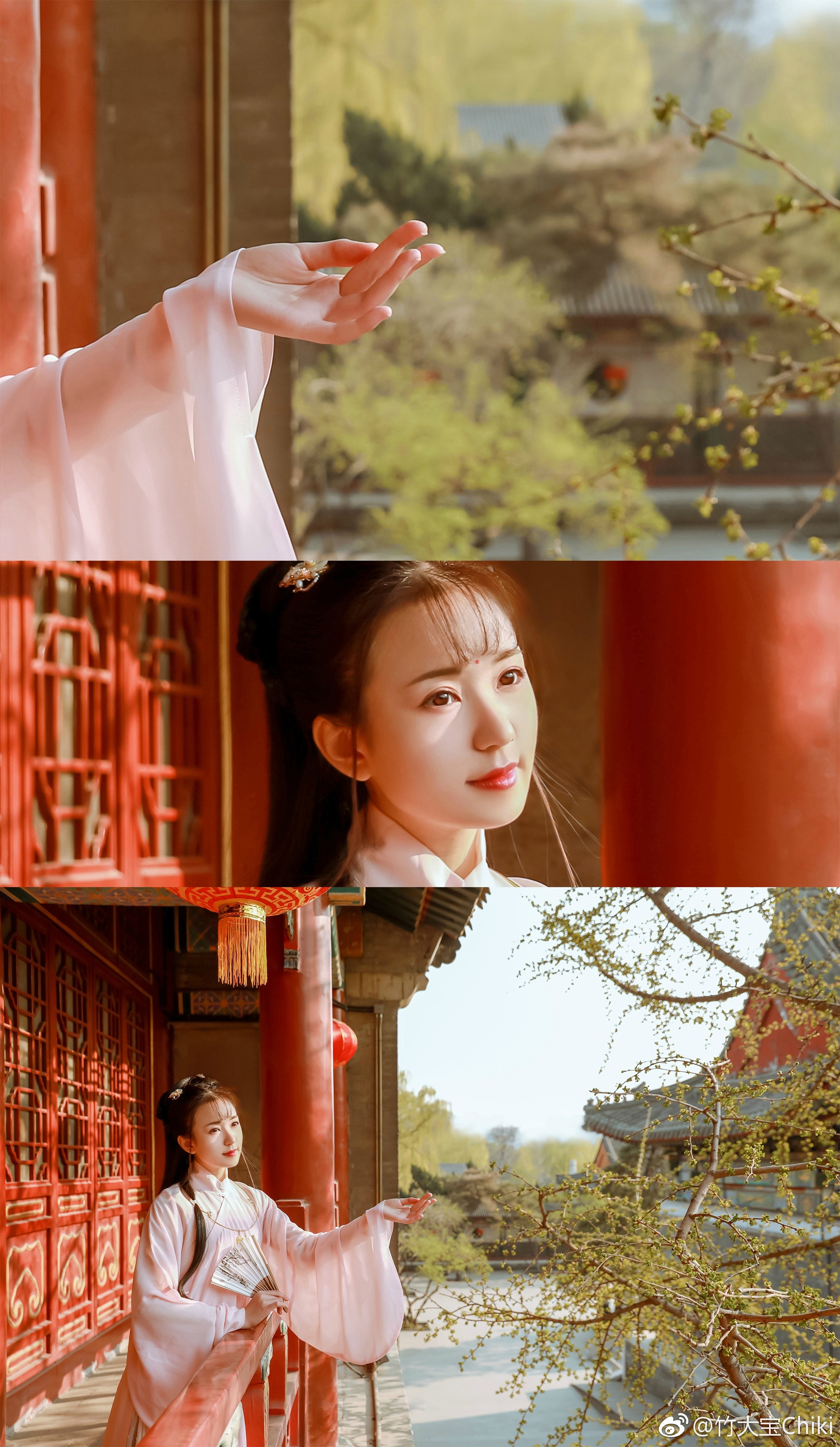 风吹着春末的花香，吻过谁的眉间发上