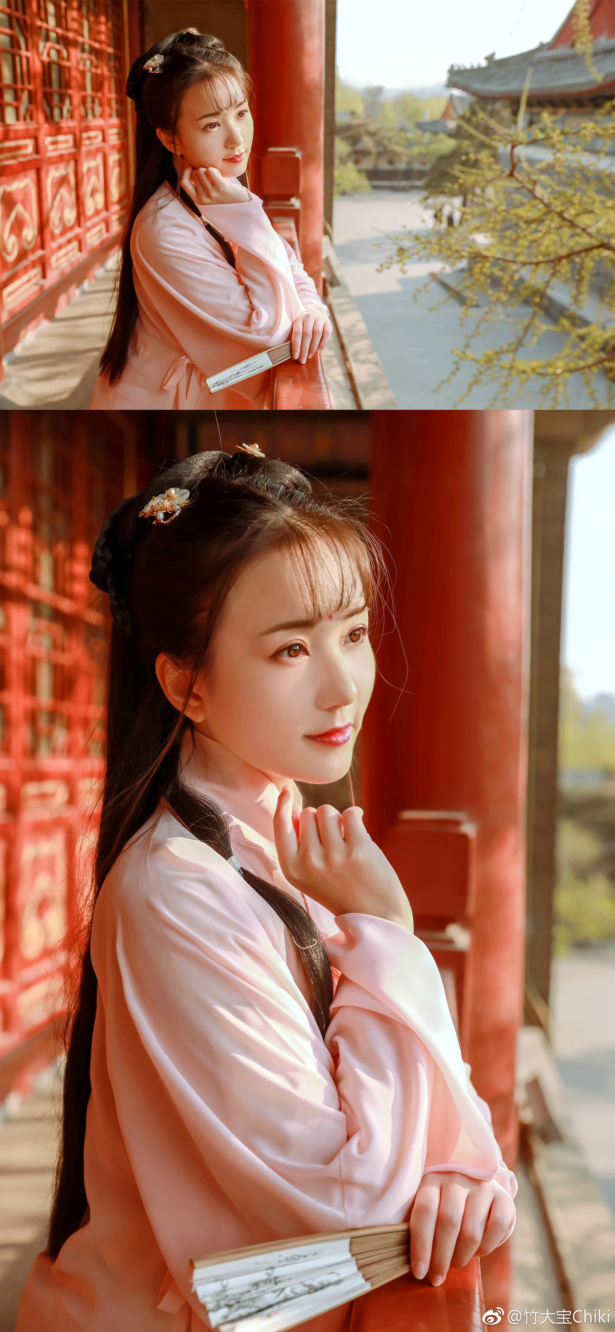 风吹着春末的花香，吻过谁的眉间发上