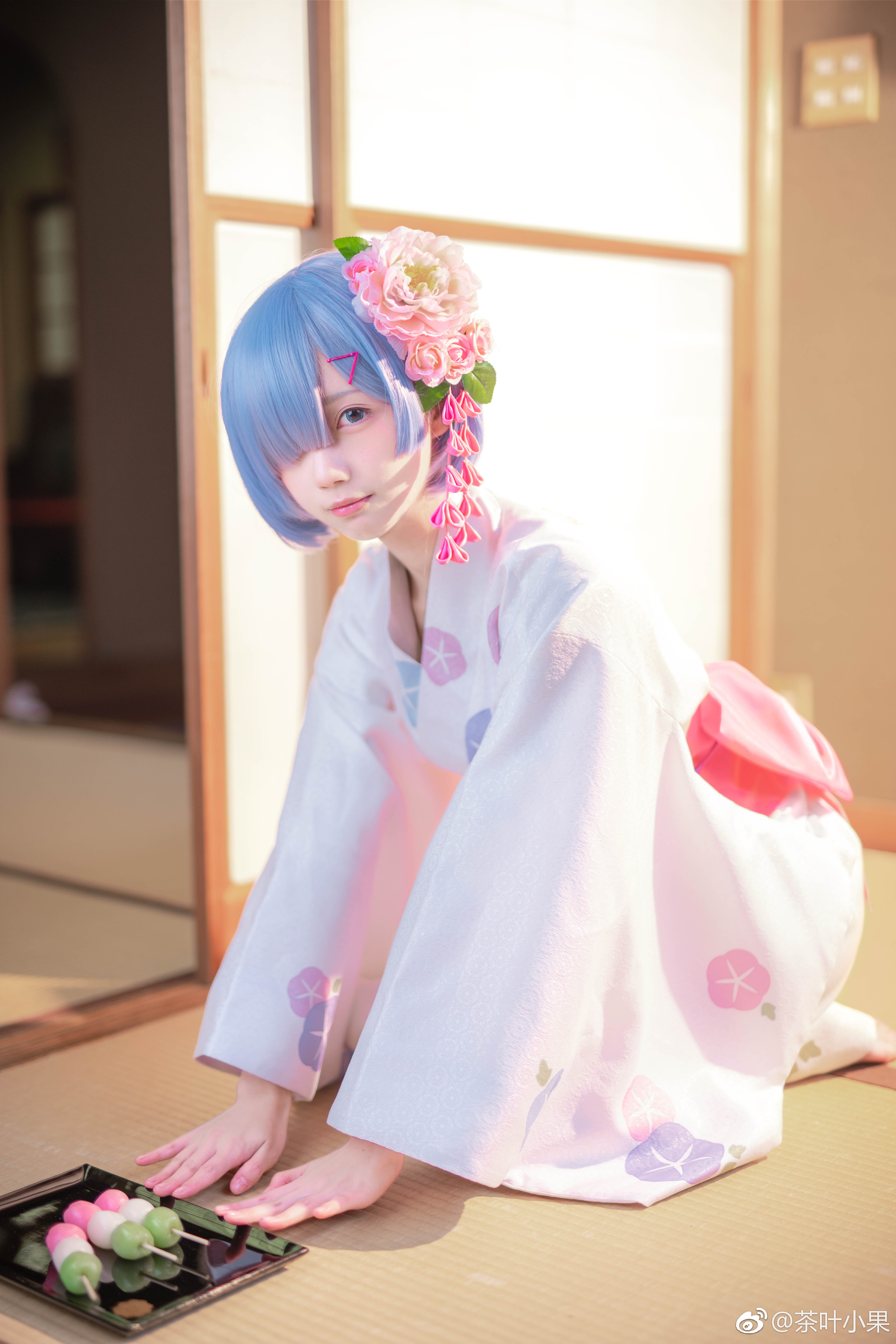 蕾姆浴衣cos