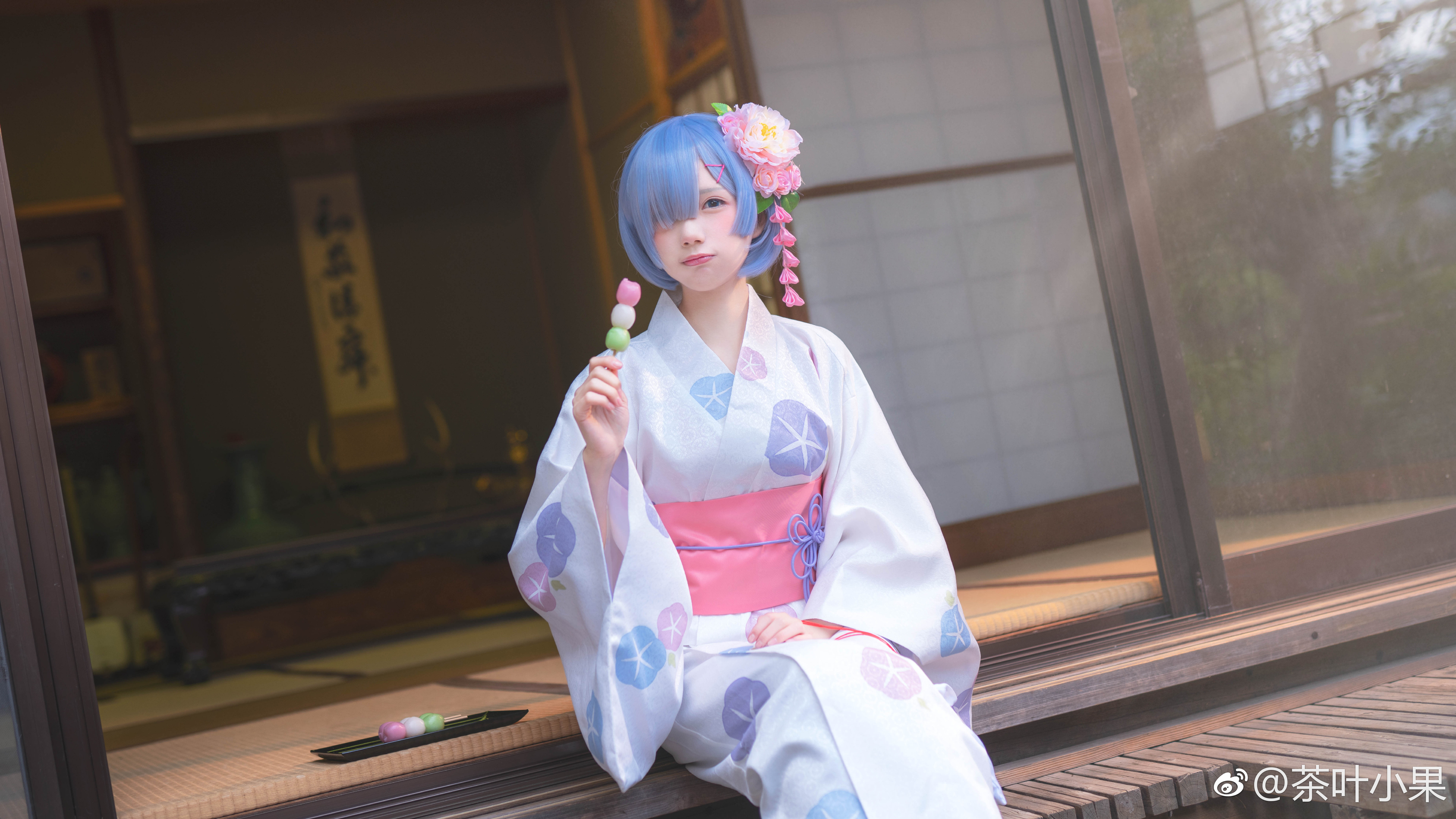 蕾姆浴衣cos