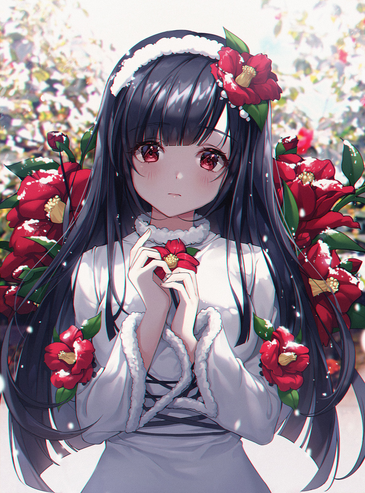 [Pixiv精选]一起度过这寒冷的季节吧。「冬季花朵」插画特辑