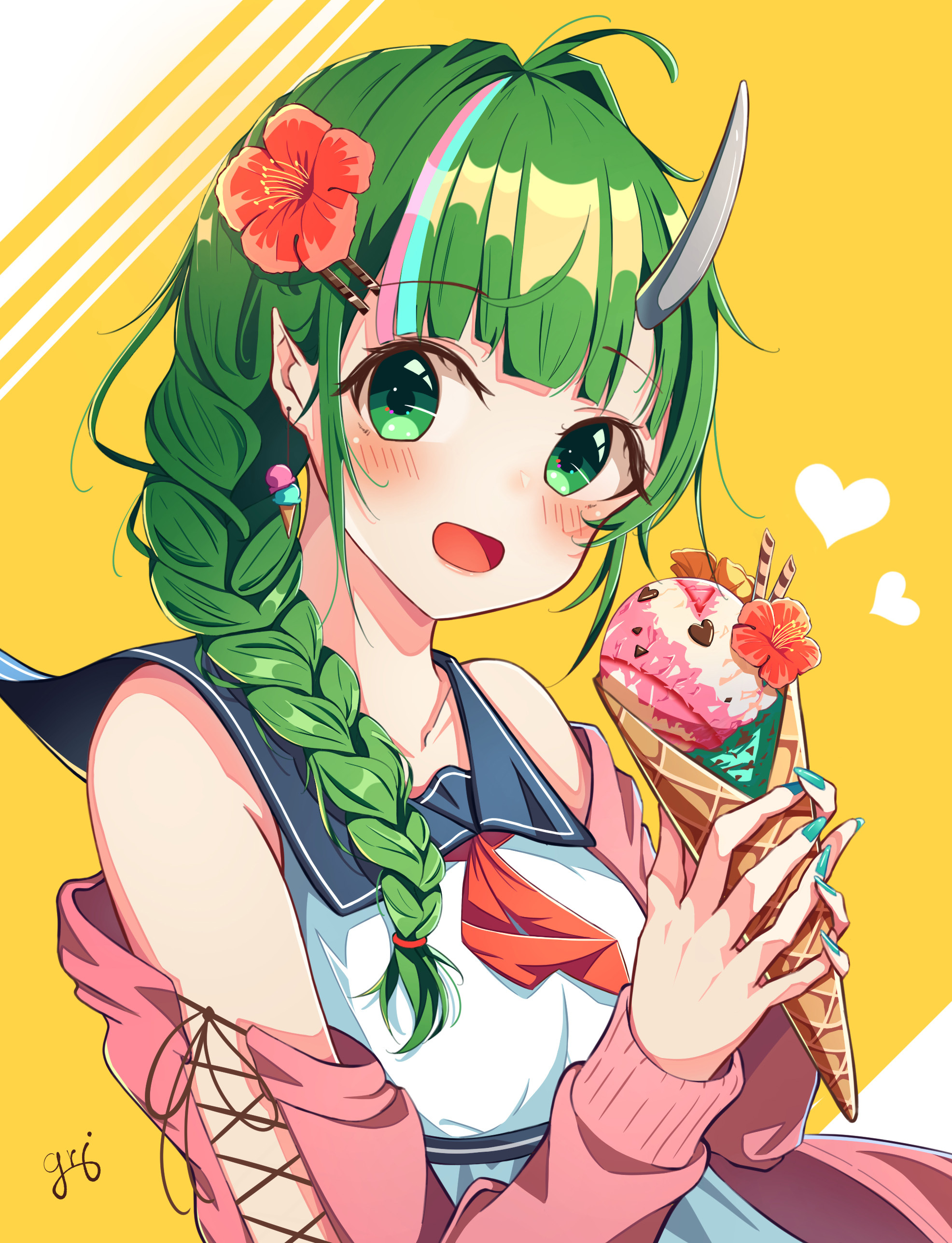[Pixiv精选]冰凉美味♡冰淇淋插画特辑