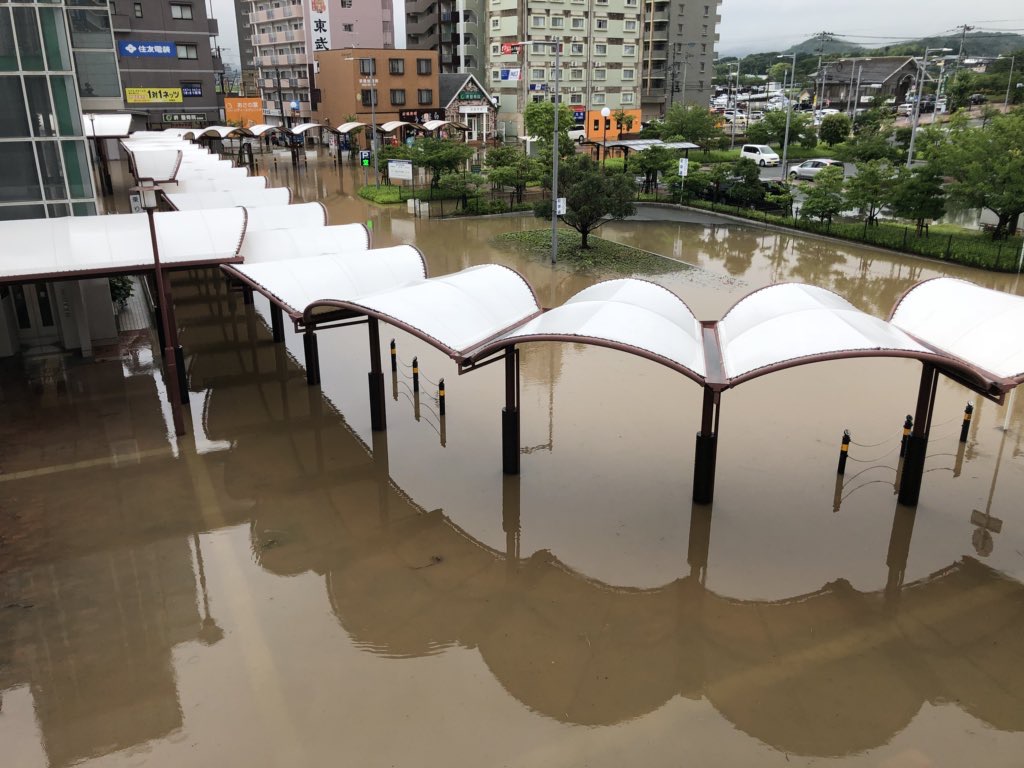 这两天西日本的暴雨，已经导致40多人死亡，50多人失踪
