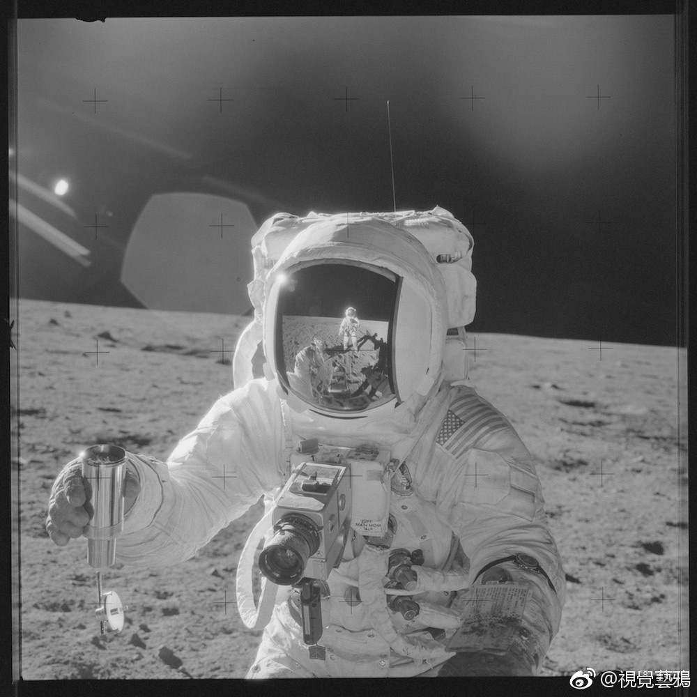 阿波罗登月高清照片