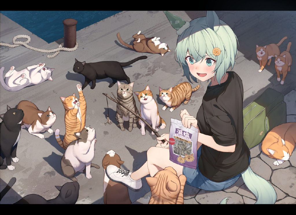 【p站美图】慵懒的小猫猫《赛马娘》星云天空壁纸特辑 - acg17.com