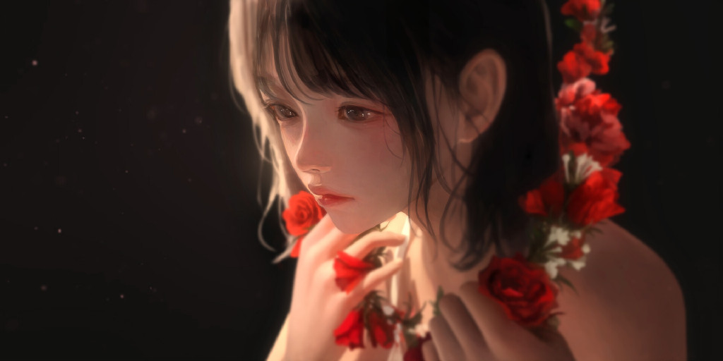 [每日萌图] 暗黑系美少女！韩国画师Shal.E的插画作品推荐