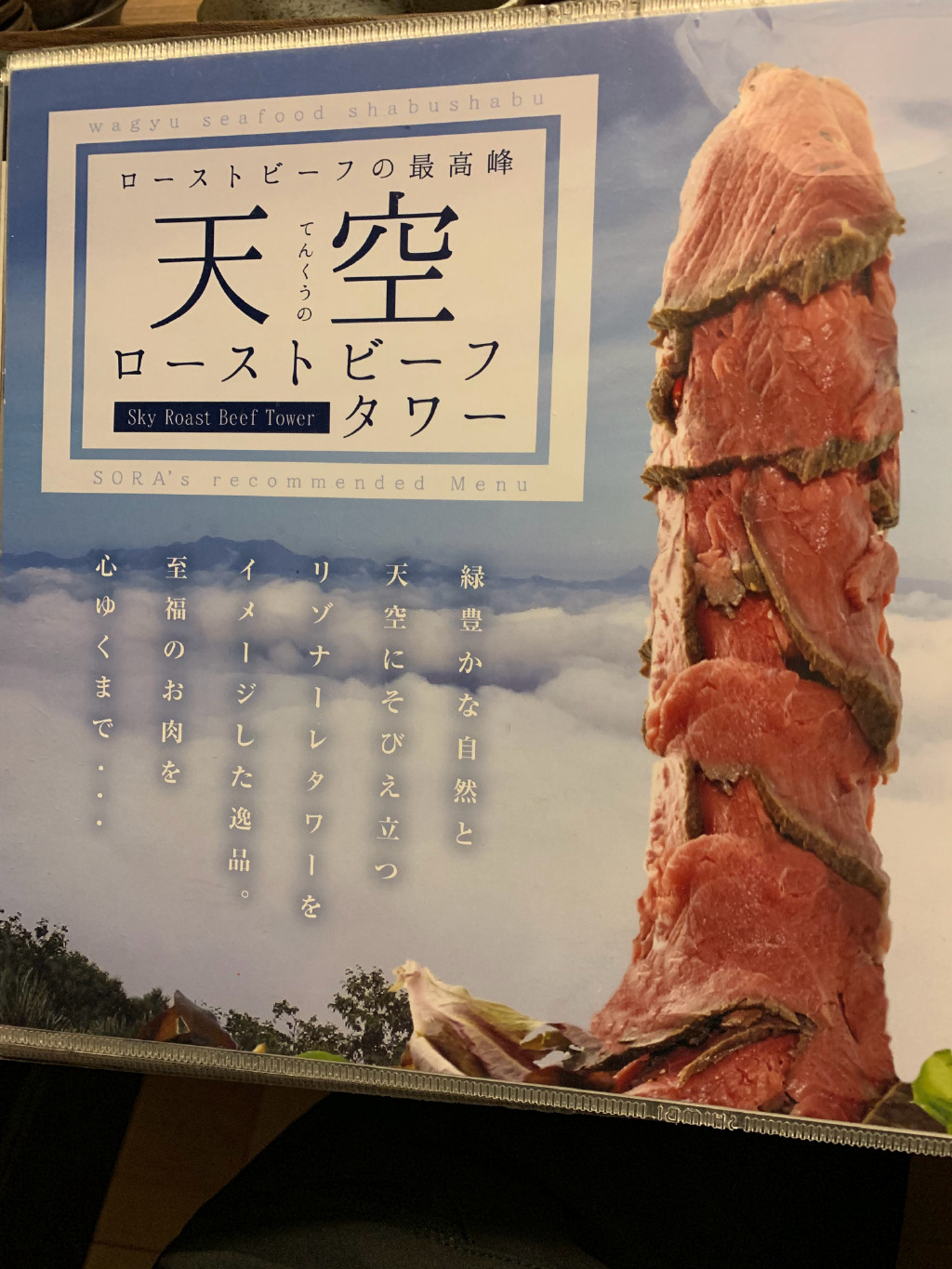 啊拉，不愧是日本的餐厅菜单啊…… ​​​​