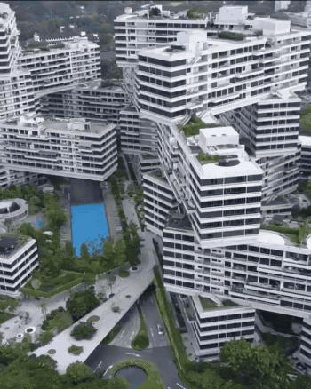 新加坡的The Interlace住宅综合体 ​​​​