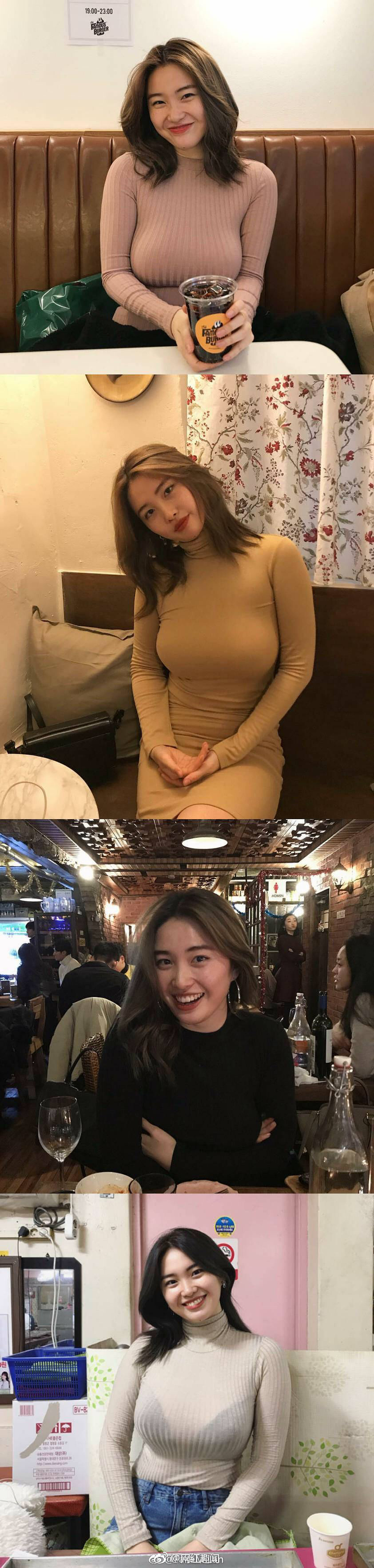 ins上的韩国网红微胖妹子的穿搭，你们感觉如何？ ​​​​