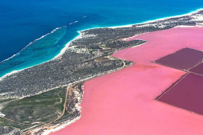 Lake Hillier 希勒湖 ​​​​