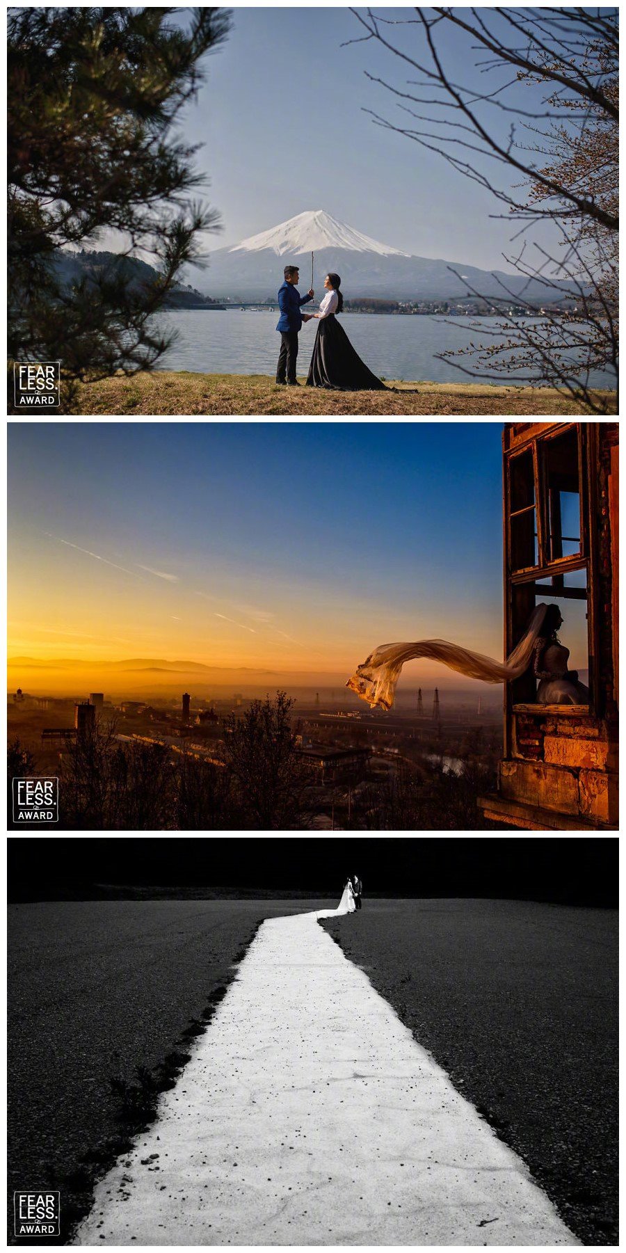 fearlessphotographers网站选出的2018年最佳婚礼照片，光影、构图、爱意、笑脸...凝结在瞬间的喜悦，让人心醉