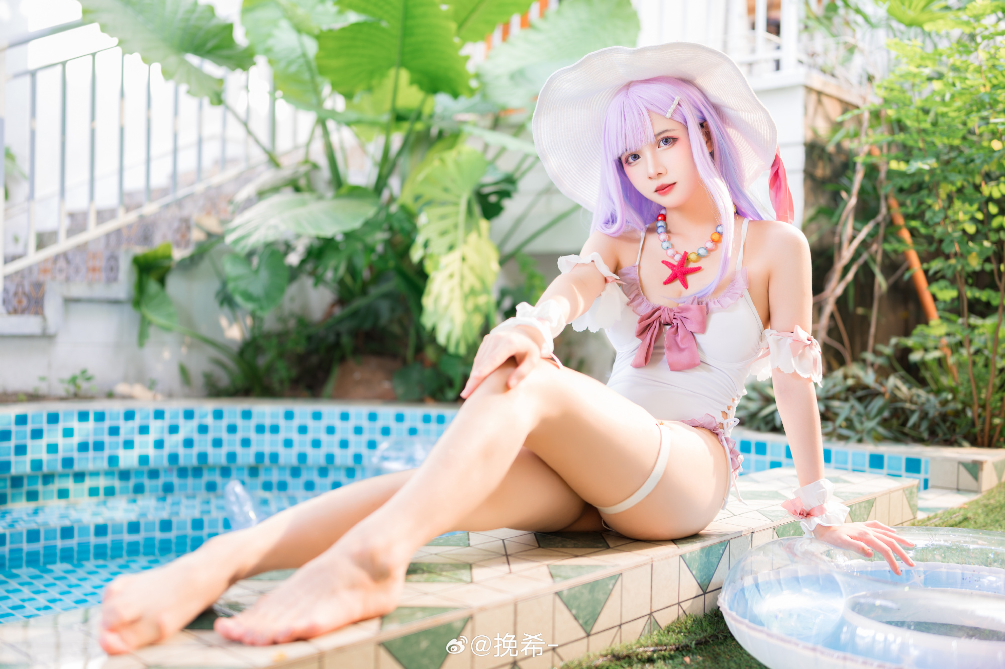 cosplay 碧蓝航线 普利茅斯·过场图泳装 @挽希- COSPLAY-第7张