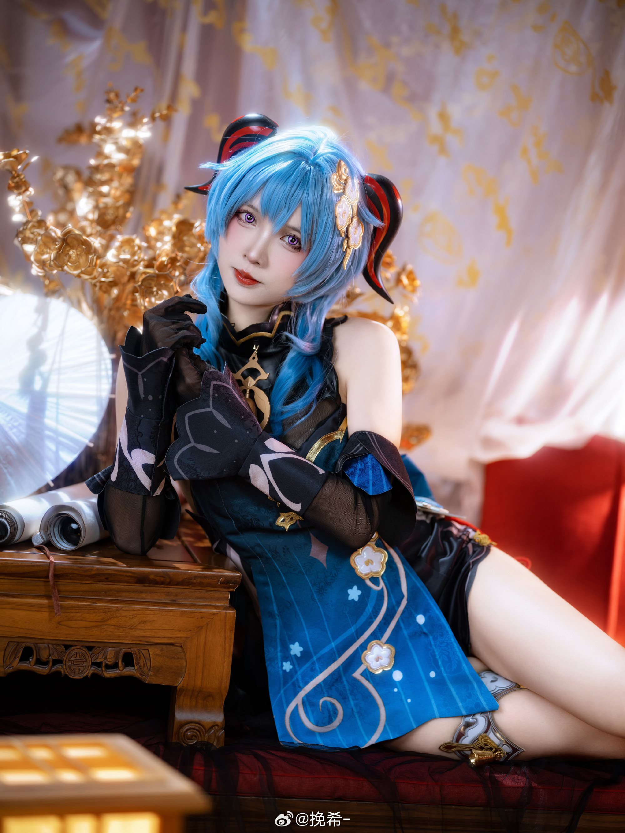 COSPLAY 甘雨 原神@挽希- COSPLAY-第10张