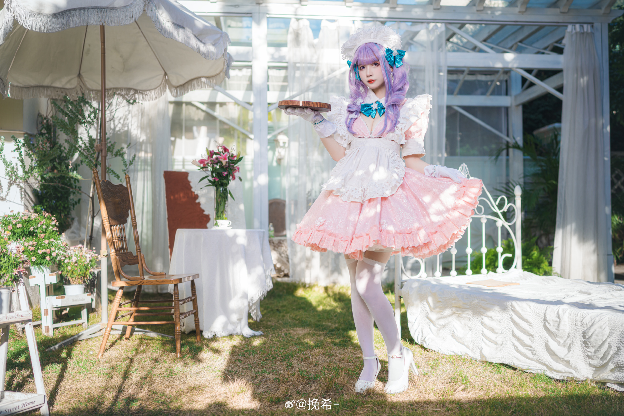 COSPLAY 指挥官大人，普利茅斯今天准备了轻巧的点心套餐，希望您能心情愉快的享用 碧蓝航线@挽希- COSPLAY-第12张