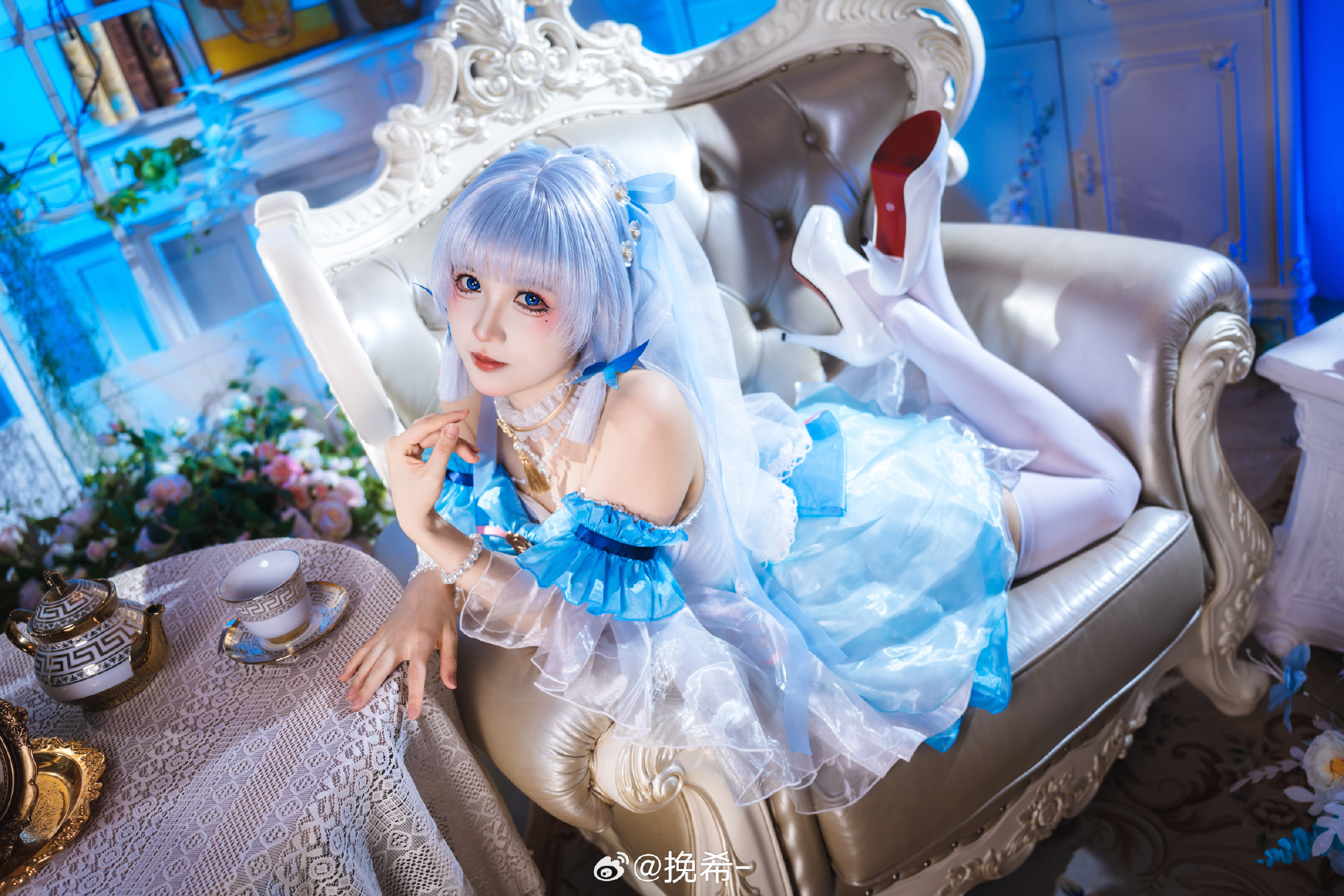 cosplay 原神 神里绫华@挽希- COSPLAY-第3张