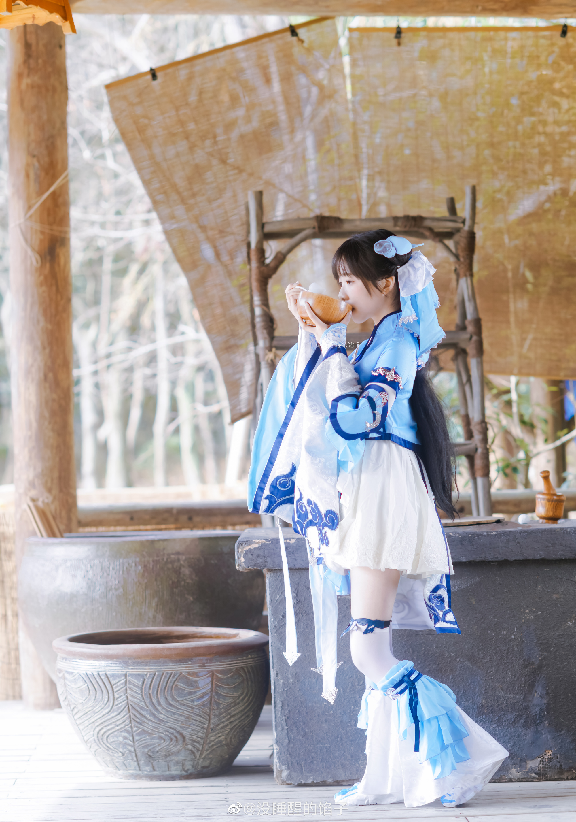 是天心的月圆捣碎在微冷的初春 托人间佳讯,见千万冬藏一春柔 剑网3@没睡醒的馅子