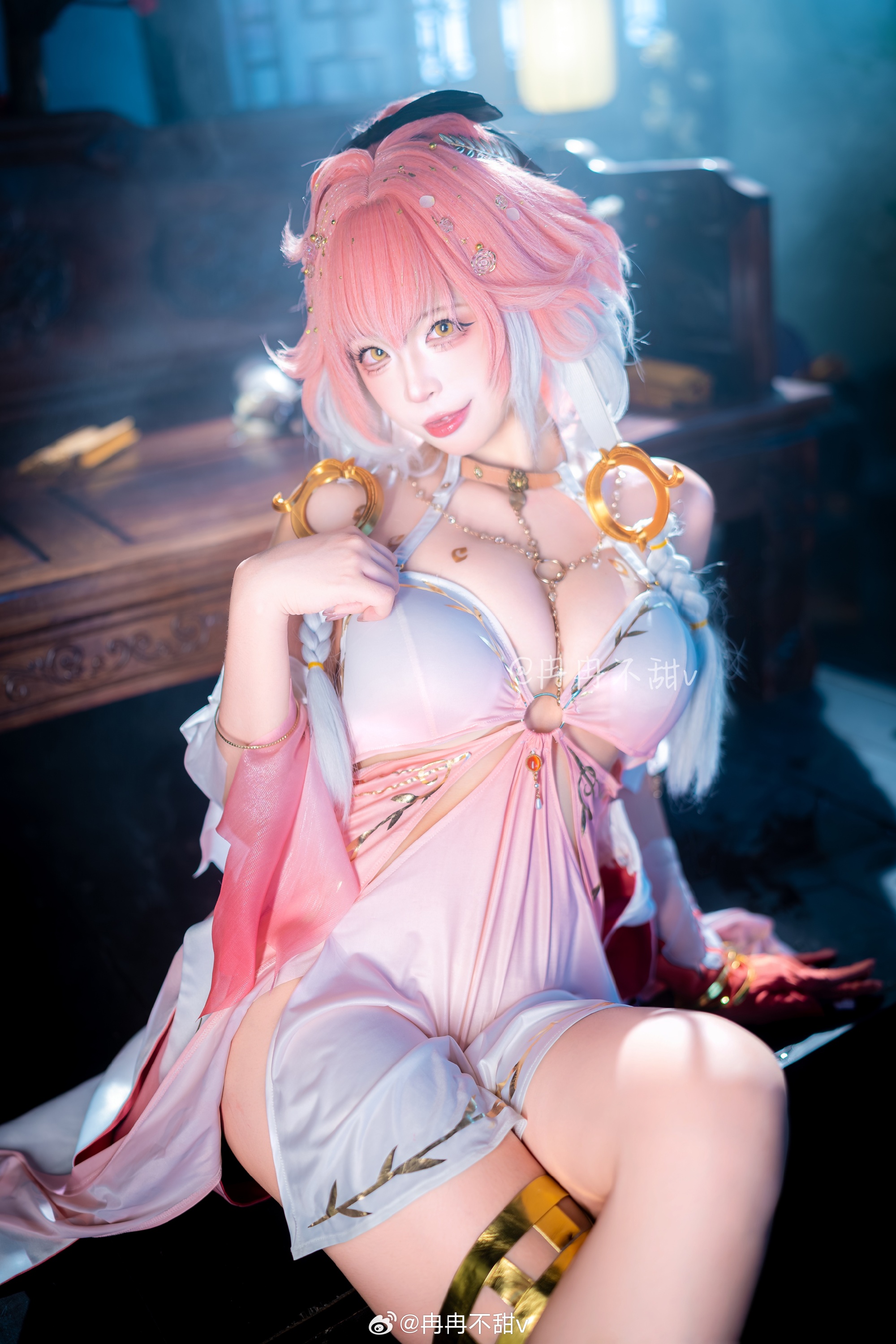 图片[1]-cosplay 鸣潮 长离 如此美景 与君同赏@冉冉不甜v-米哈社