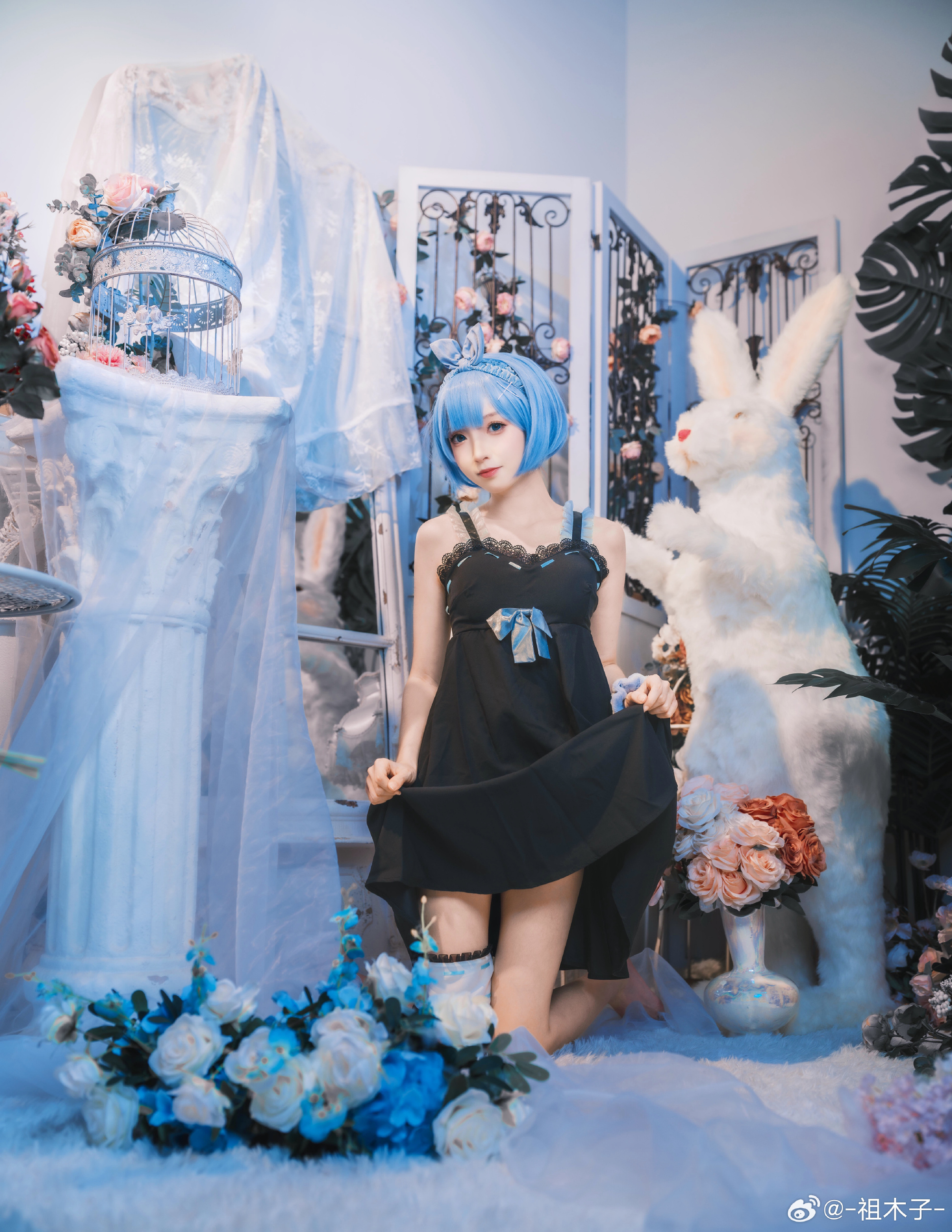 COSPLAY  RE0 🤍💙雷姆💙🤍@-祖木子- COSPLAY-第7张