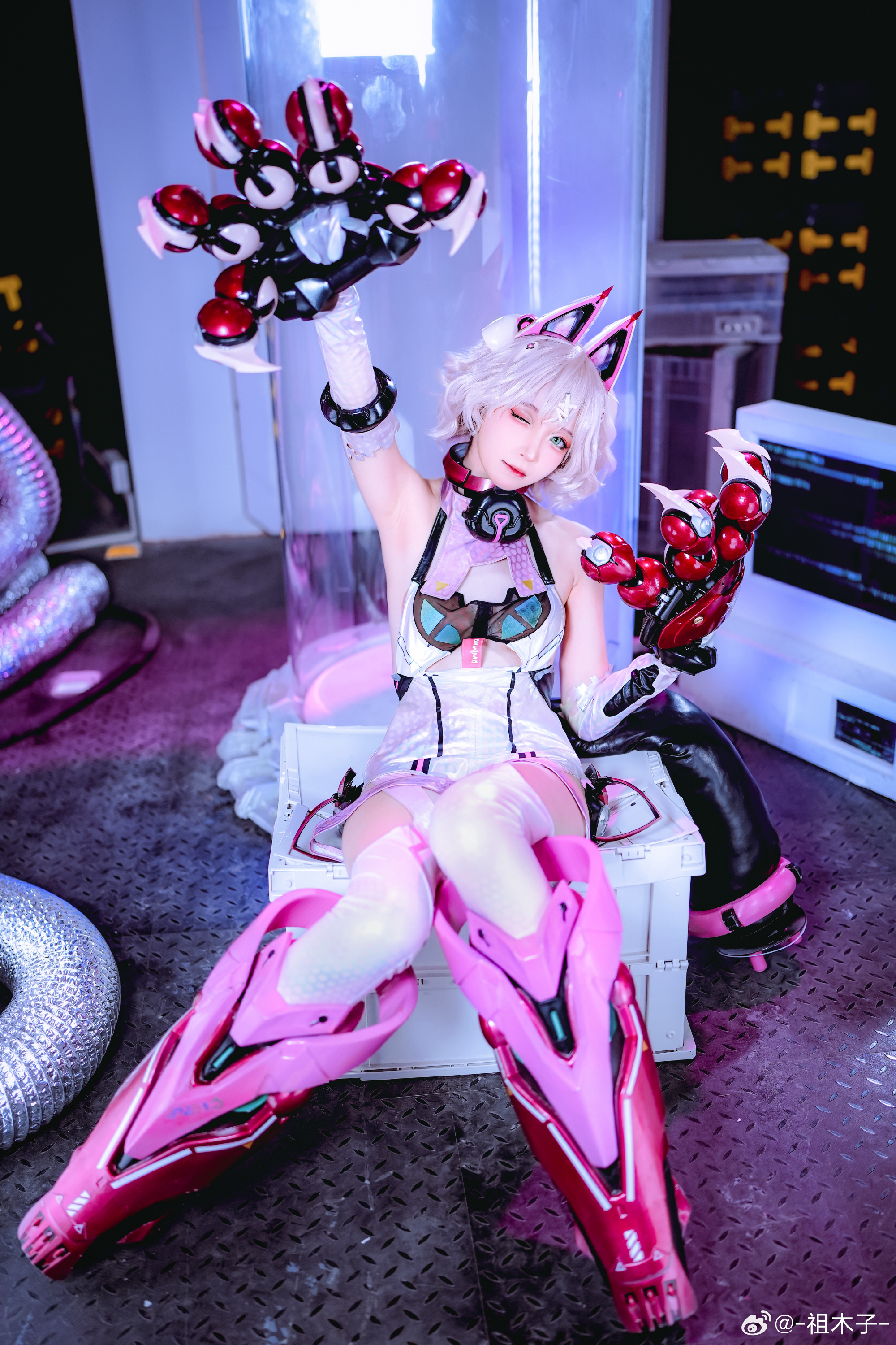 COSPLAY 代号绯猁，防火猫前来报到，就这样喵～ 交错战线@-祖木子- COSPLAY-第12张