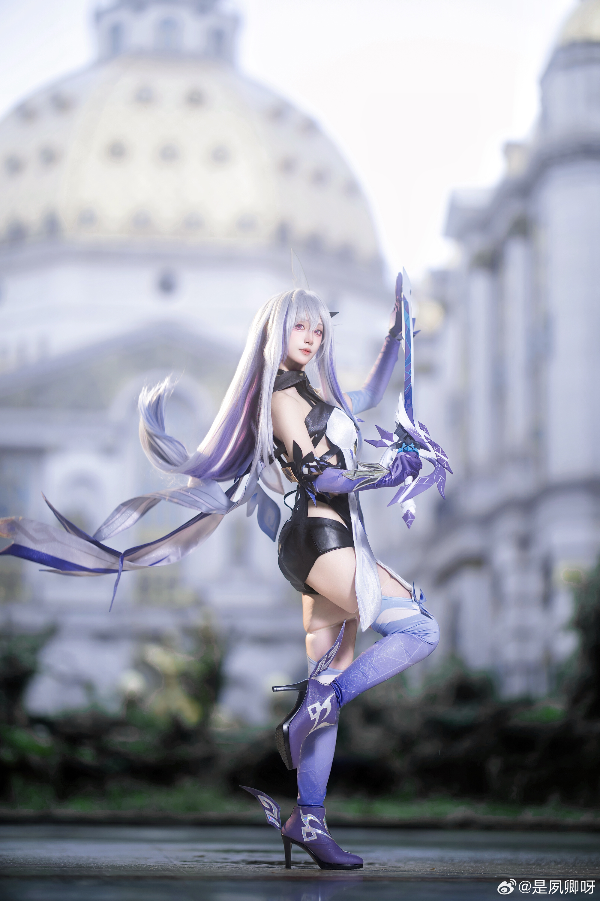COSPLAY 我的心已经全都是师父的了 原神 丝柯克@是夙卿呀 COSPLAY-第4张