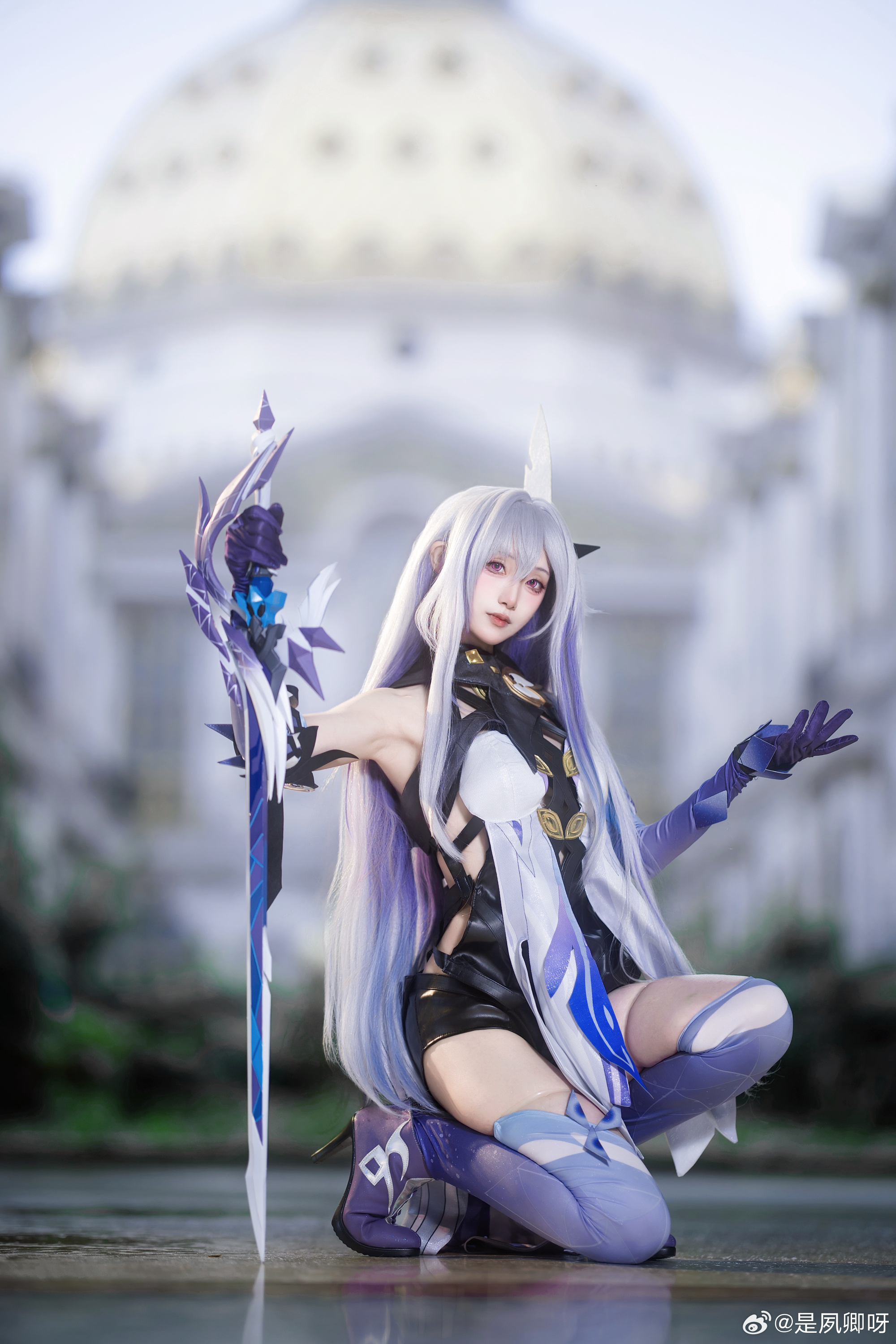 COSPLAY 我的心已经全都是师父的了 原神 丝柯克@是夙卿呀 COSPLAY-第7张