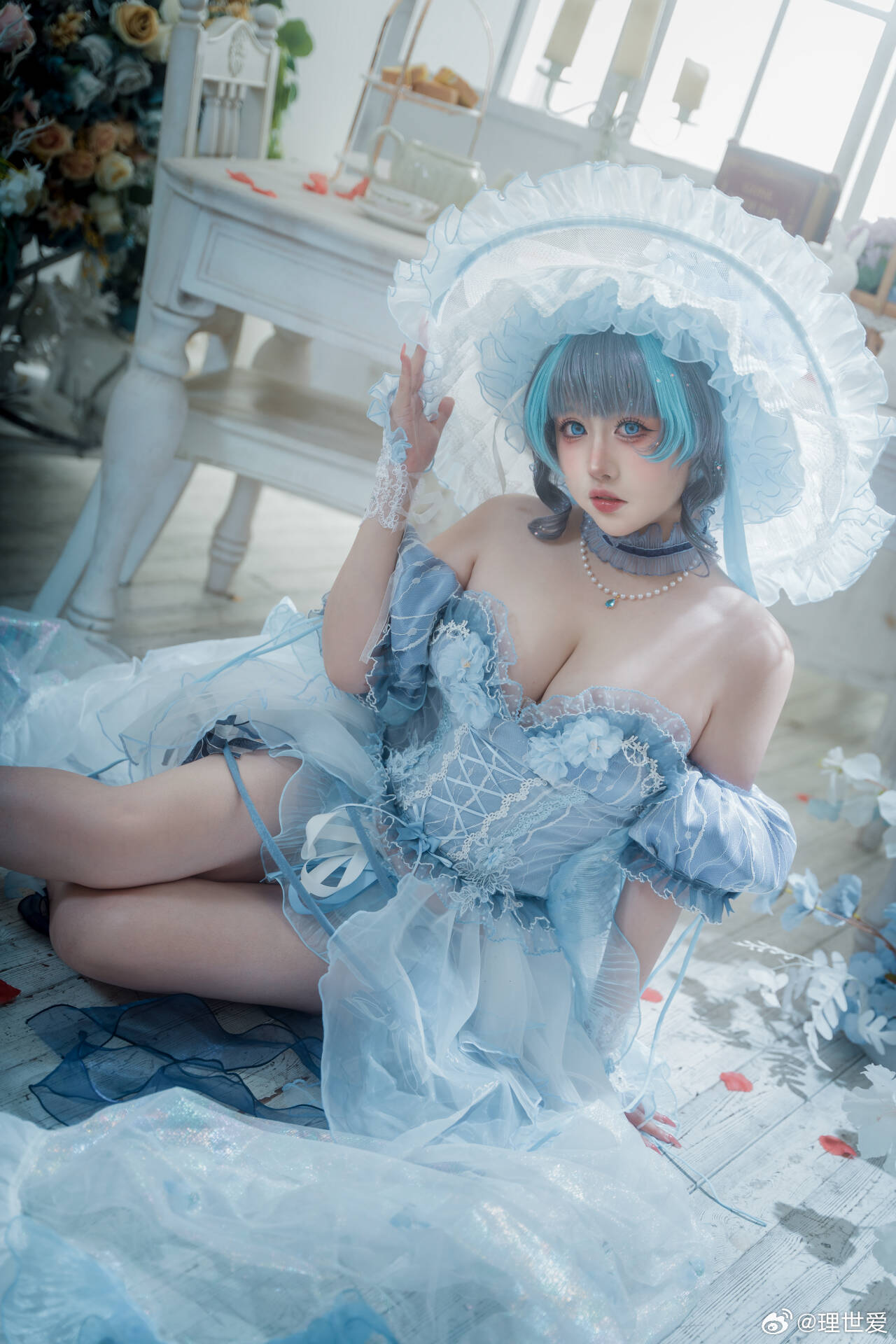 COSPLAY 我最喜欢达令啦～ 碧蓝航线 柴郡礼服废稿✨@理世爱 COSPLAY-第4张