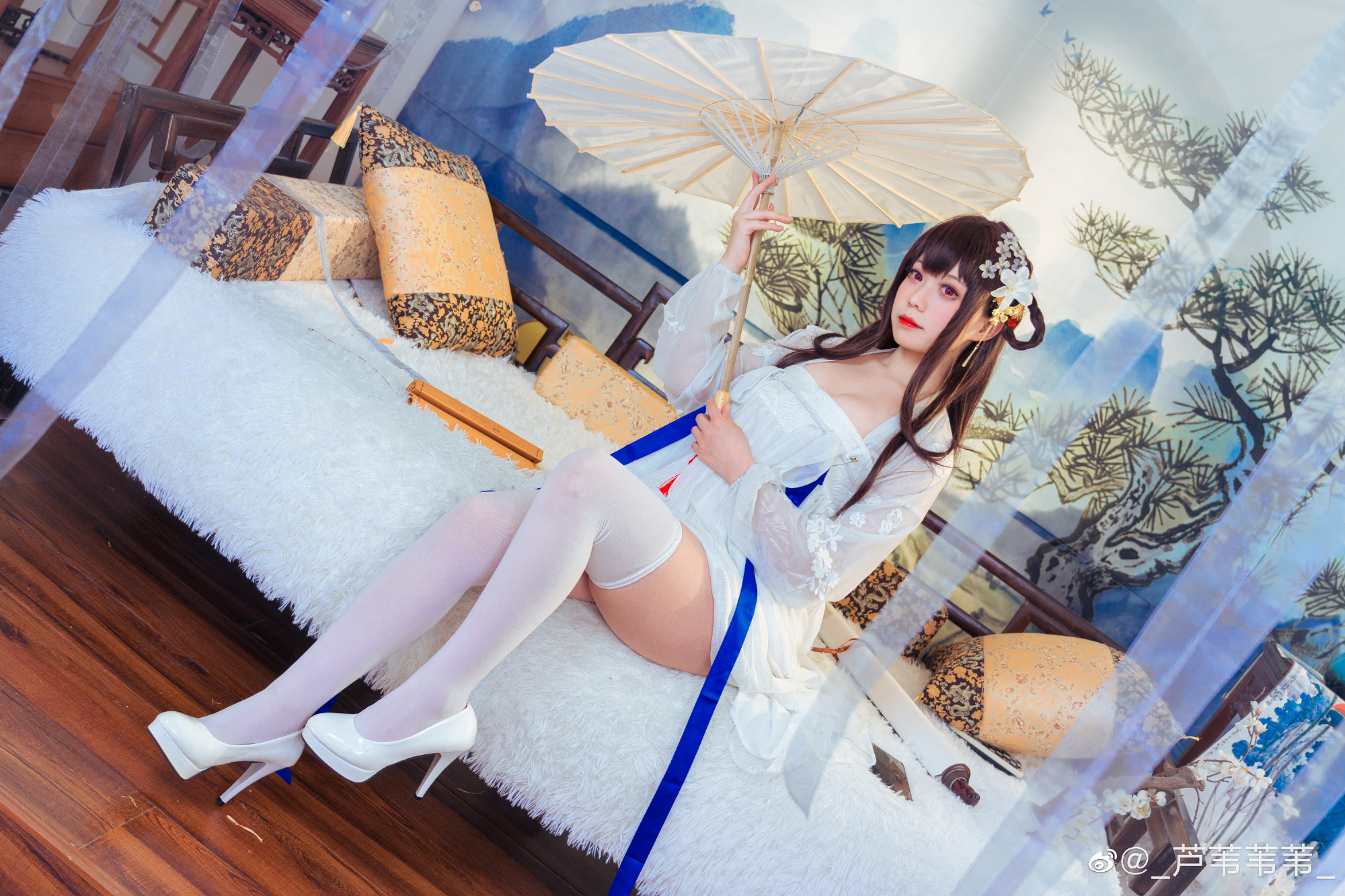 值此佳节，有幸与指挥官共赏一片风景 碧蓝航线 逸仙@_芦苇苇苇_