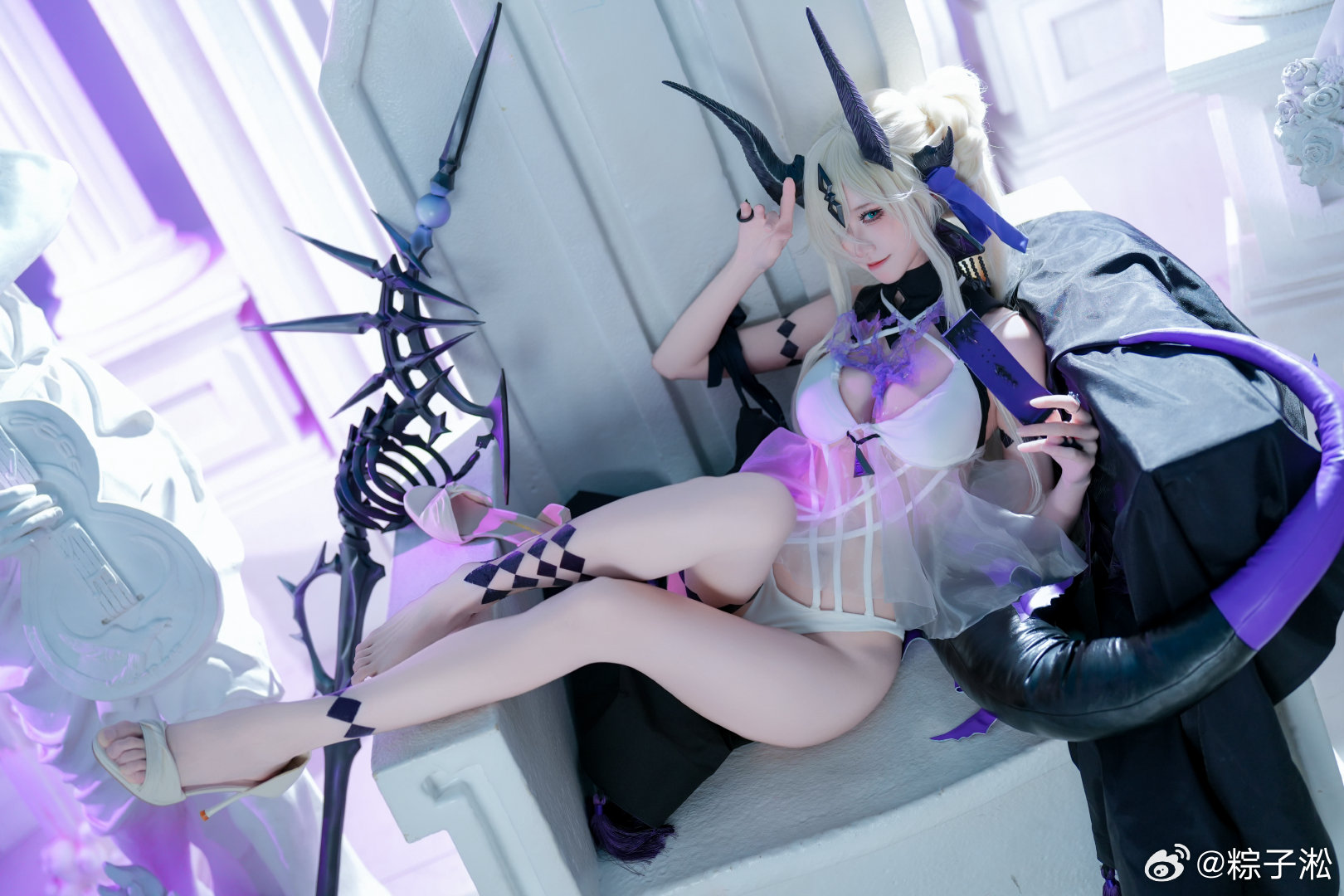 cosplay 明日方舟 爱布拉娜@粽子淞 COSPLAY-第6张