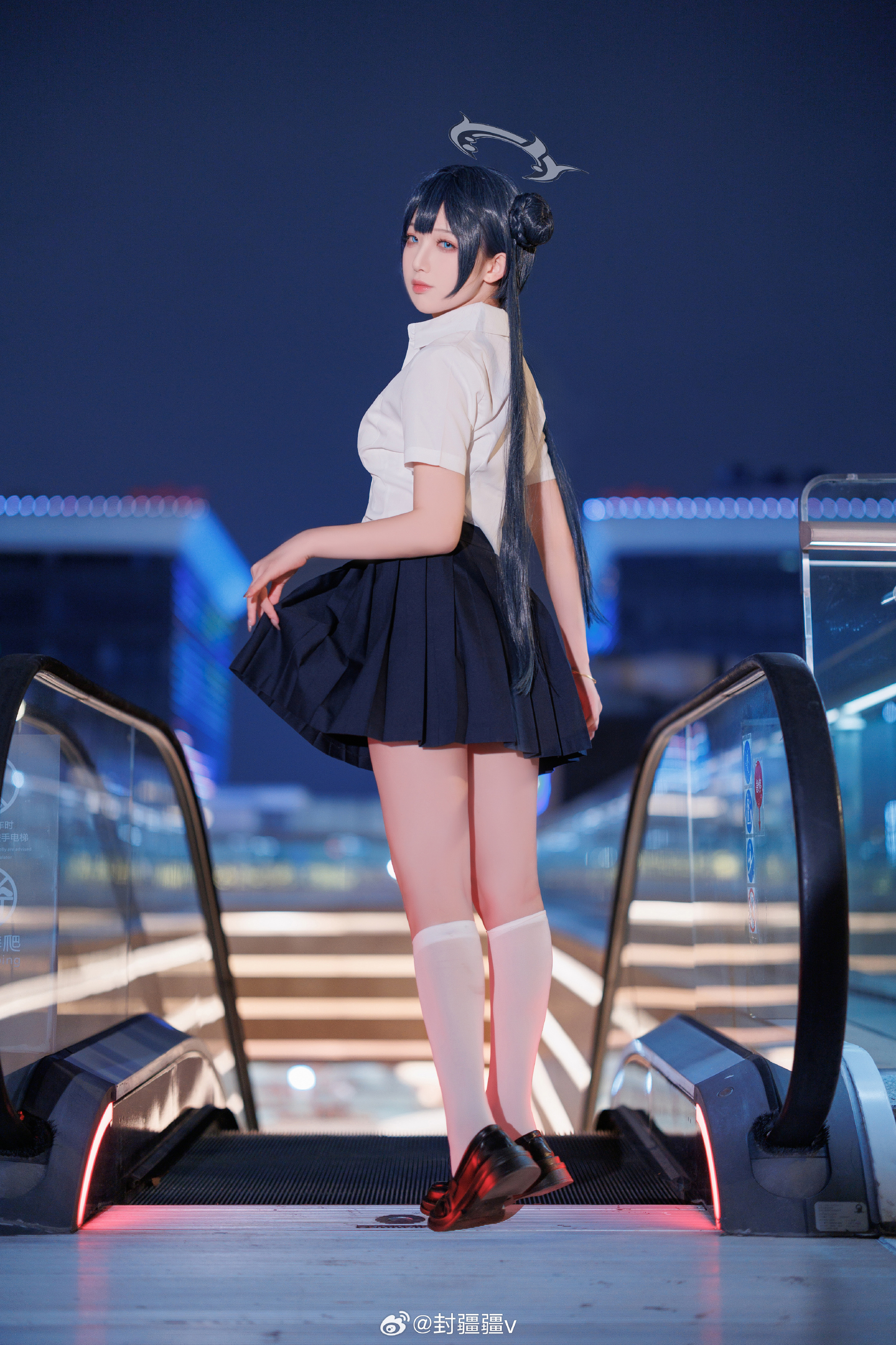 COSPLAY 碧蓝档案 龙华妃咲@封疆疆v COSPLAY-第4张